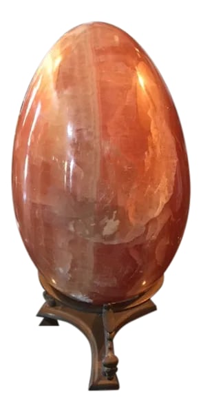 Marble Egg With Brass Stand (1 of 10)