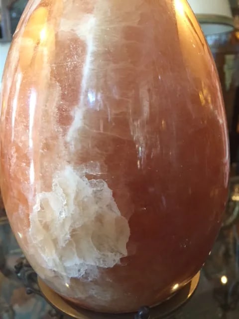 Marble Egg With Brass Stand - 4