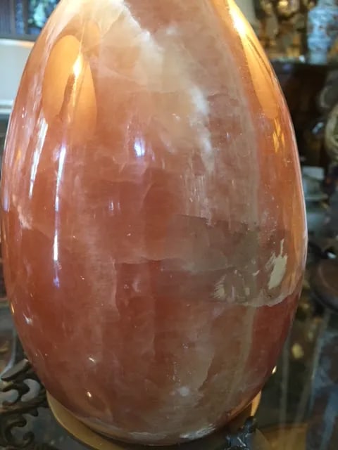 Marble Egg With Brass Stand - 6