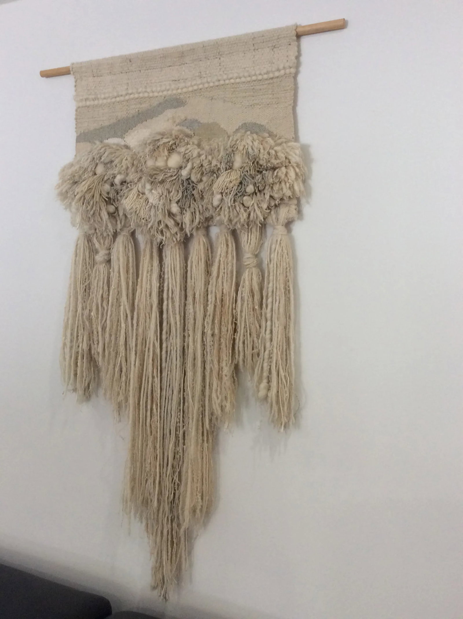 1980s Large Boho Sherri Bingaman Textile/Fiber Art - 6