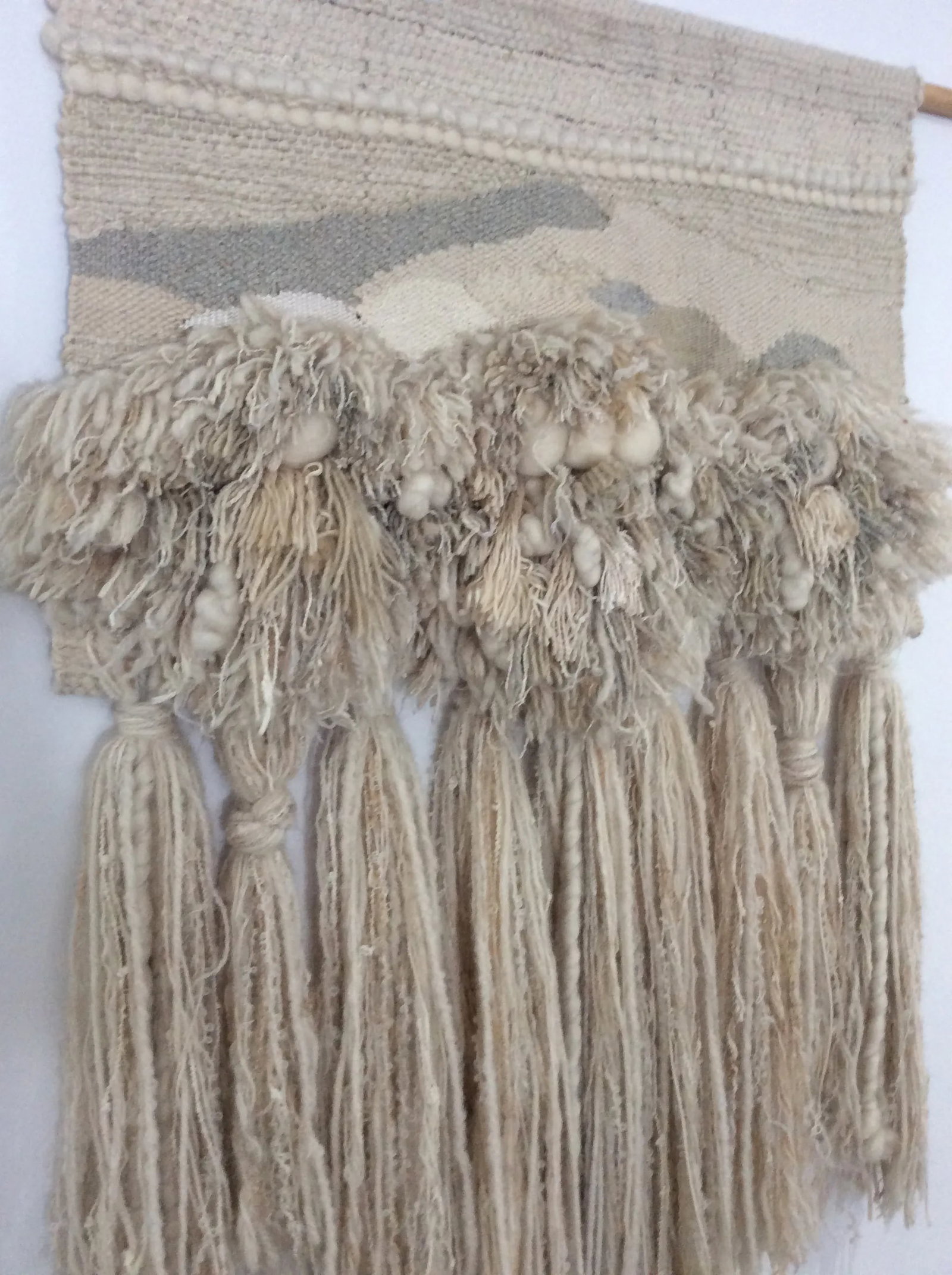 1980s Large Boho Sherri Bingaman Textile/Fiber Art - 8