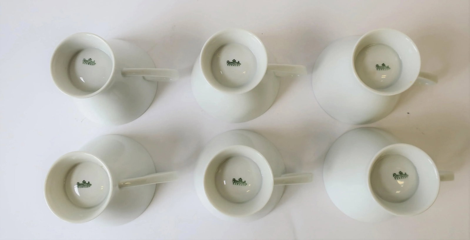 Midcentury Modern White Porcelain Coffee or Tea Set by Rosenthal - 10