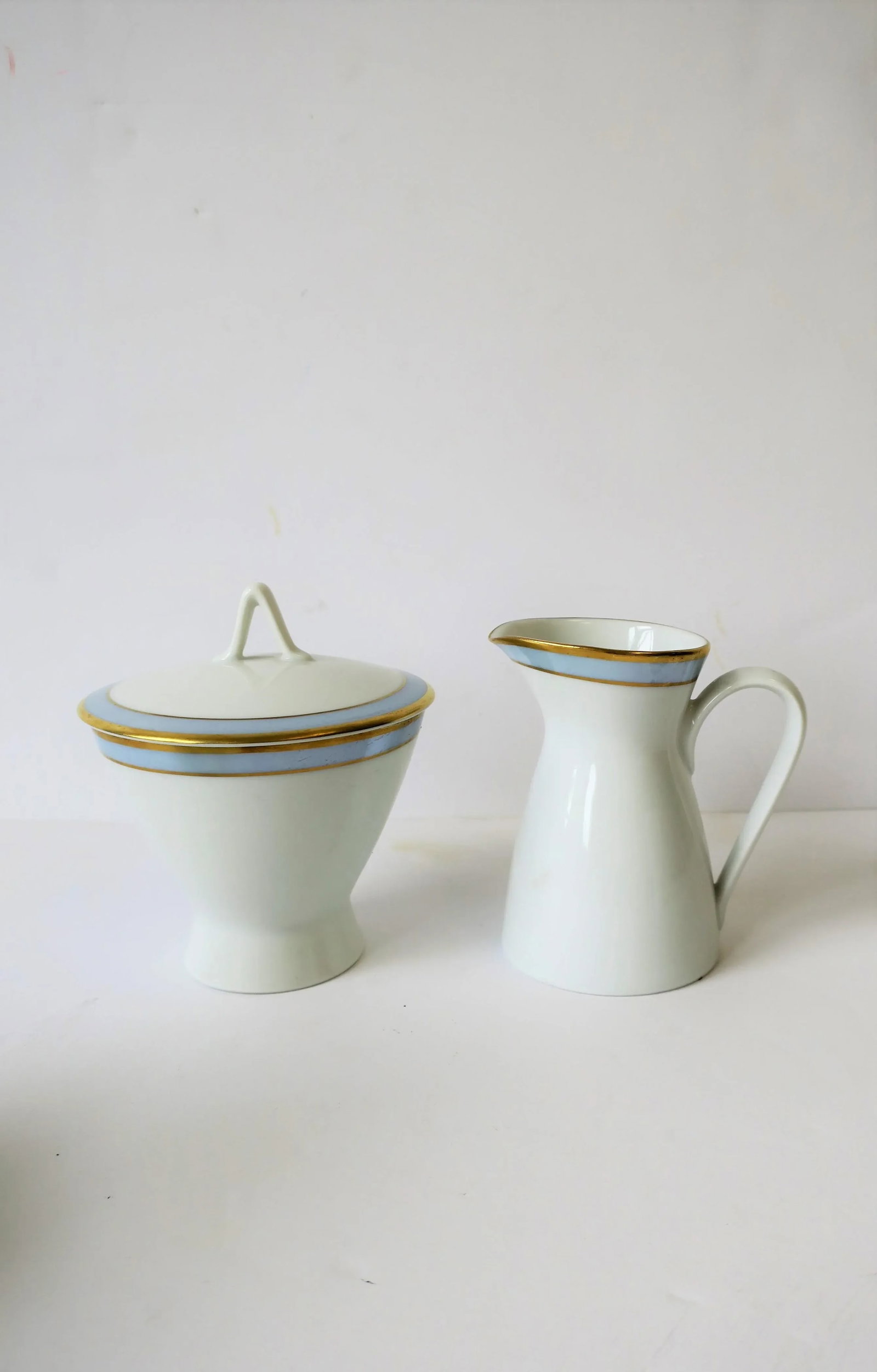 Midcentury Modern White Porcelain Coffee or Tea Set by Rosenthal - 9