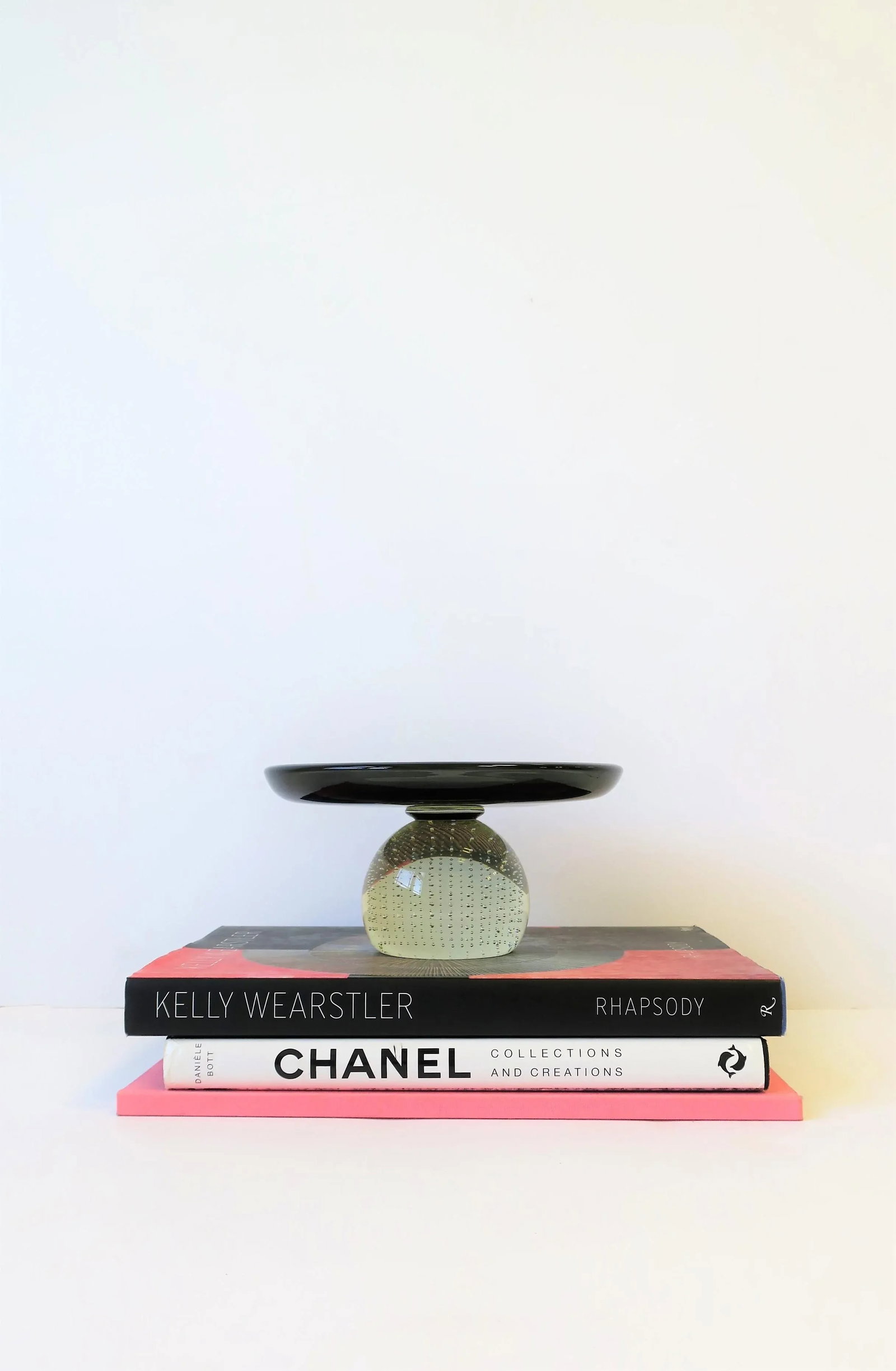 Scandinavian Modern Art Glass Tazza, Compote, or Dessert Pedestal - 3