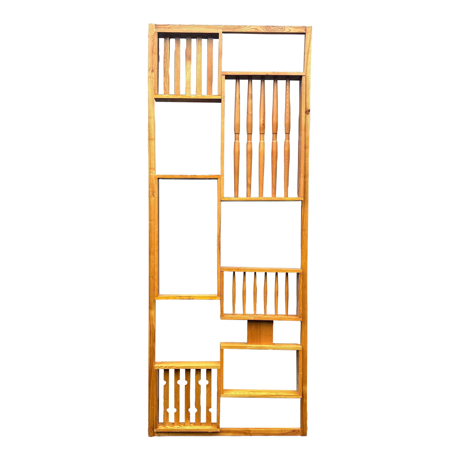 Vintage 1970s Mid-Century Modern Teak Czech Room Divider: Beautiful Vintage Teak 1970s MCM Czech Room Divider DIMENSIONS 90.5" H 38.5" W 4.75" D Condition: Alterations: Original Condition Unaltered Imperfections: Some Imperfections Condition Notes: Amazing