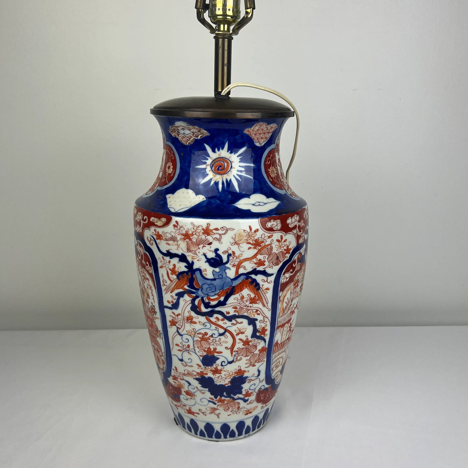 Large Early 20th Century Imari Lamp - 3