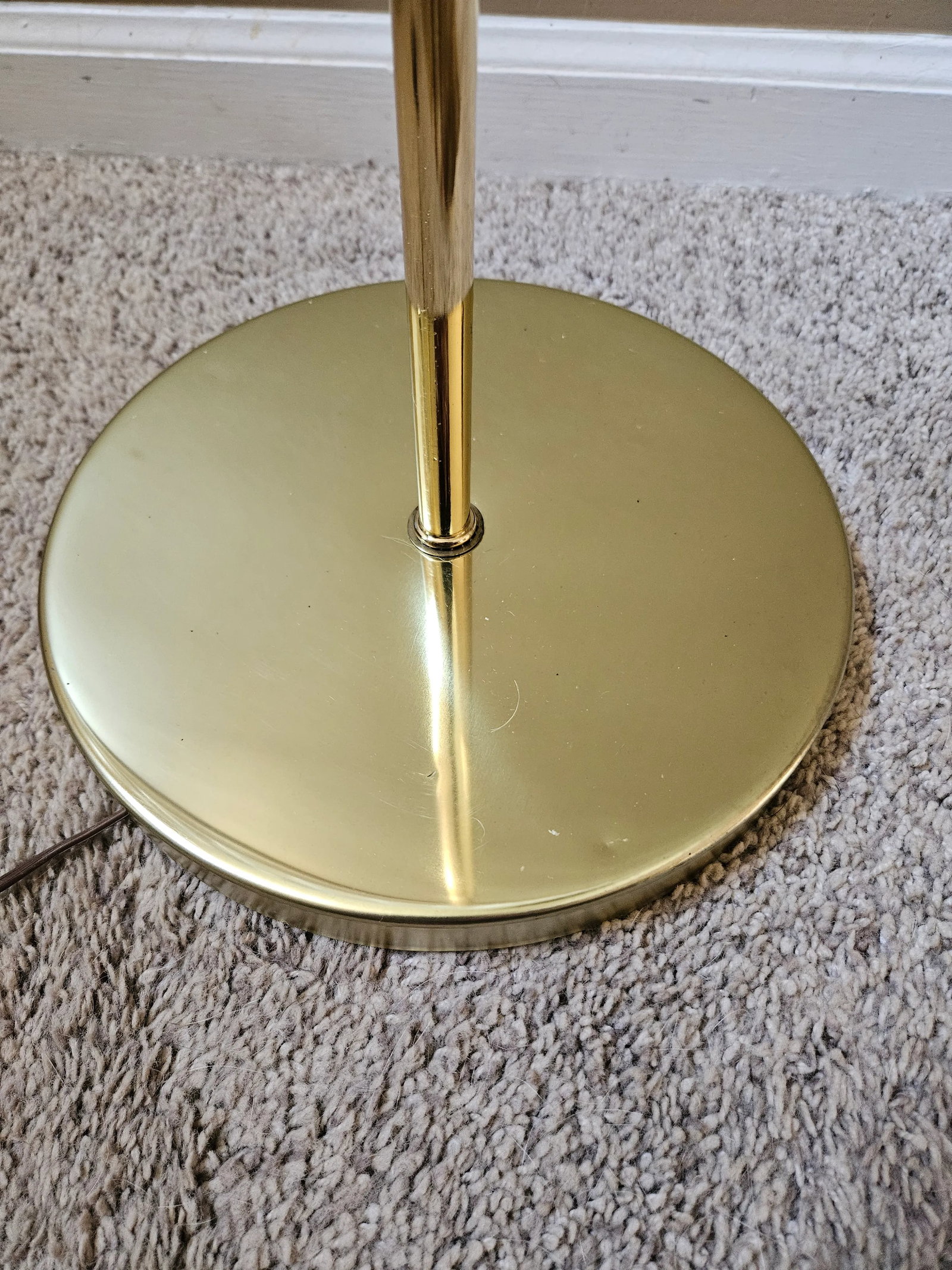 Adjustable Mid-Century Brass Floor Lamp - 4
