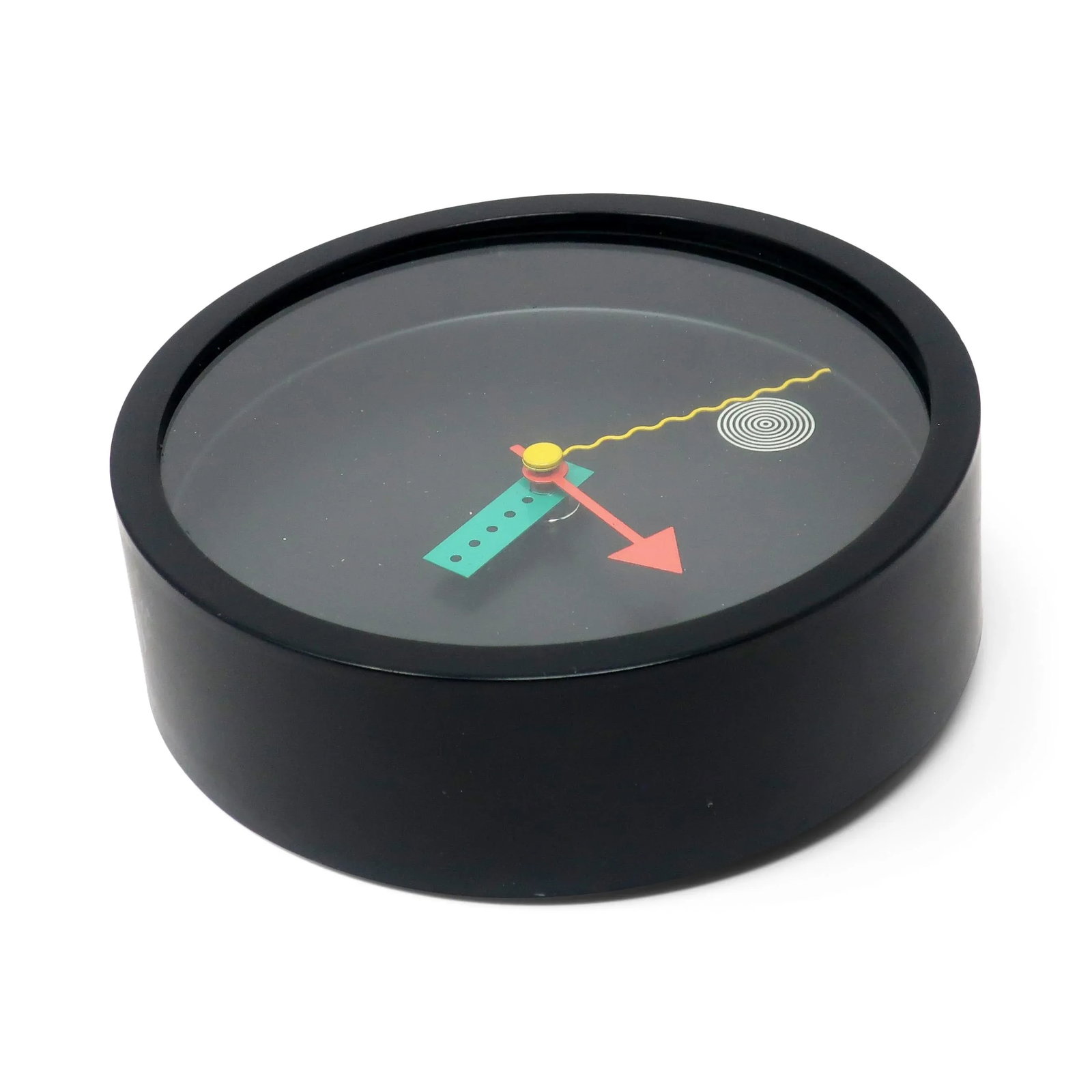 1980s Postmodern Wall Clock by Shohei Mihara for Wakita - 3