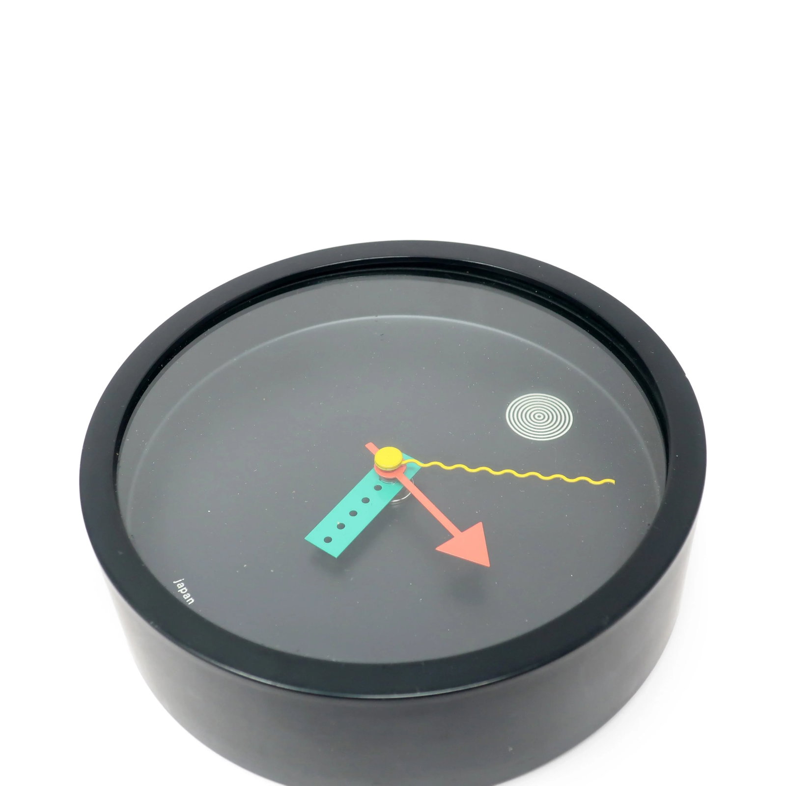 1980s Postmodern Wall Clock by Shohei Mihara for Wakita - 4