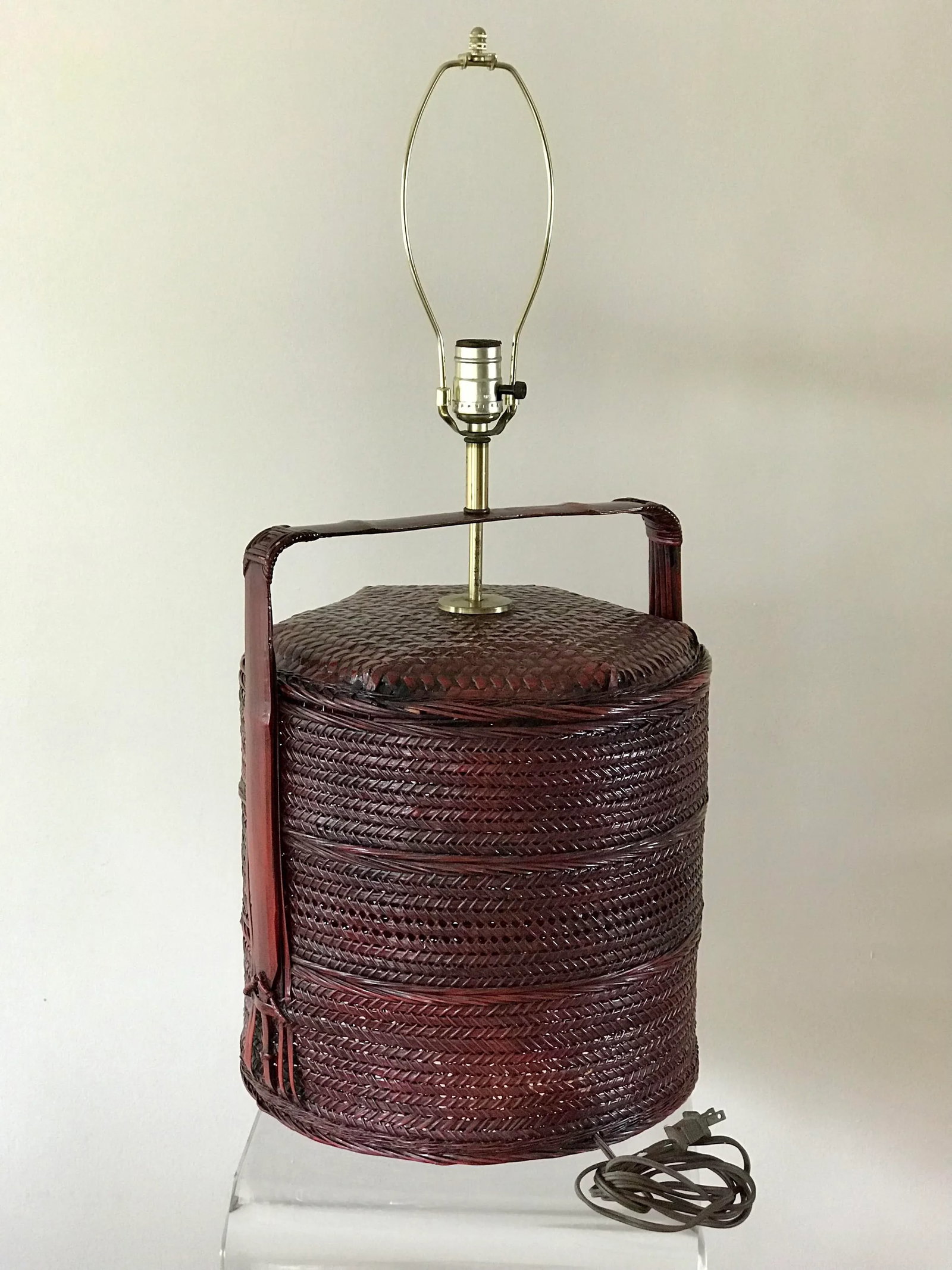 Early 20th Century Chinese Wedding Basket Lamp - 11