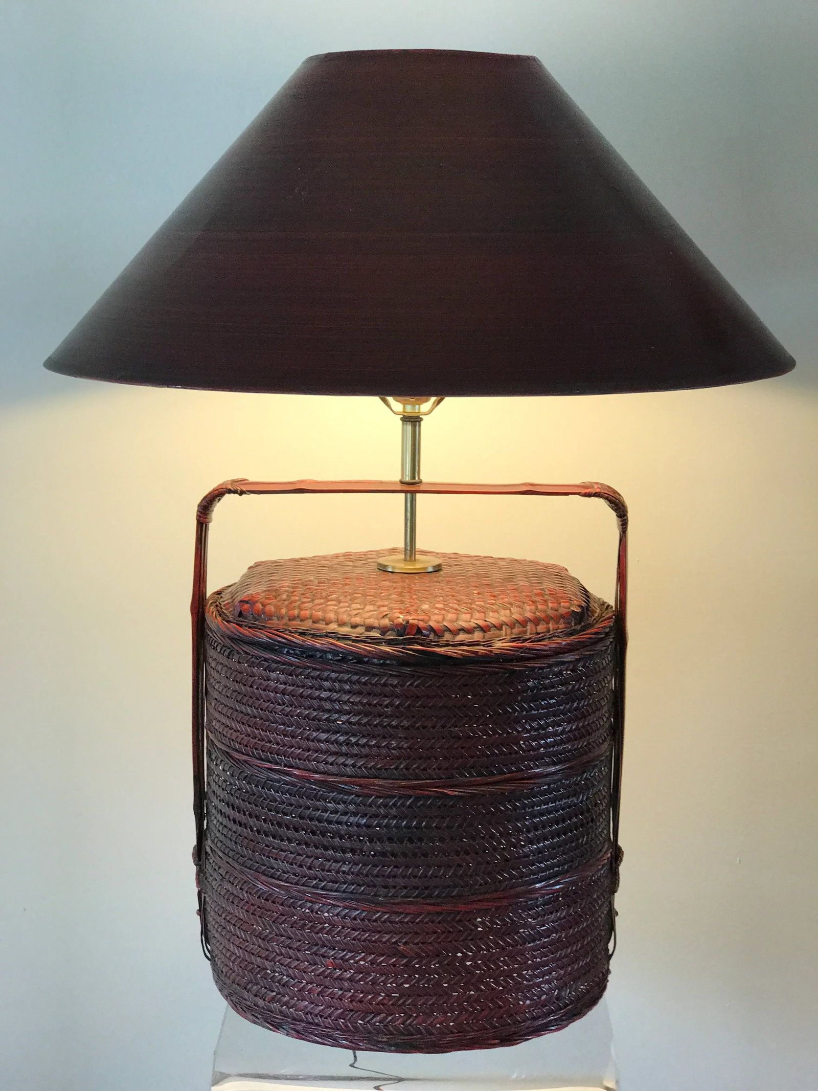 Early 20th Century Chinese Wedding Basket Lamp - 2