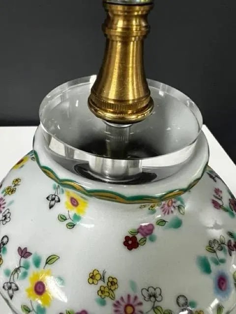 Crystal Tobacco Leaf Jar Lamp - 4
