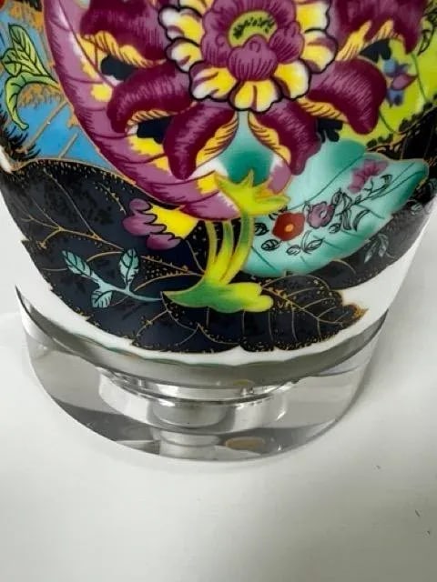 Crystal Tobacco Leaf Jar Lamp - 5
