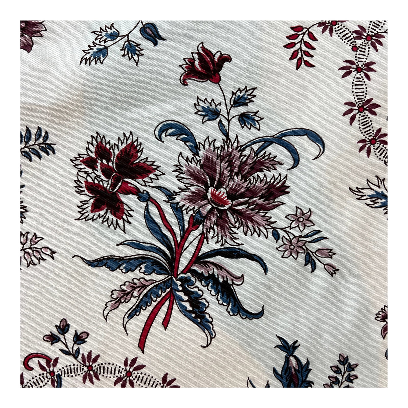 Pierre Frey English Thorp of London Hand Screen Printed Floral Cotton Canvas Fabric- 5 Yards: Pierre Frey English Bernard Thorp Hand Screen Printed Floral Cotton Canvas Fabric- 5 Yards Originally founded by Bernard Thorp in 1971, the London-based company quickly established itself as an expert