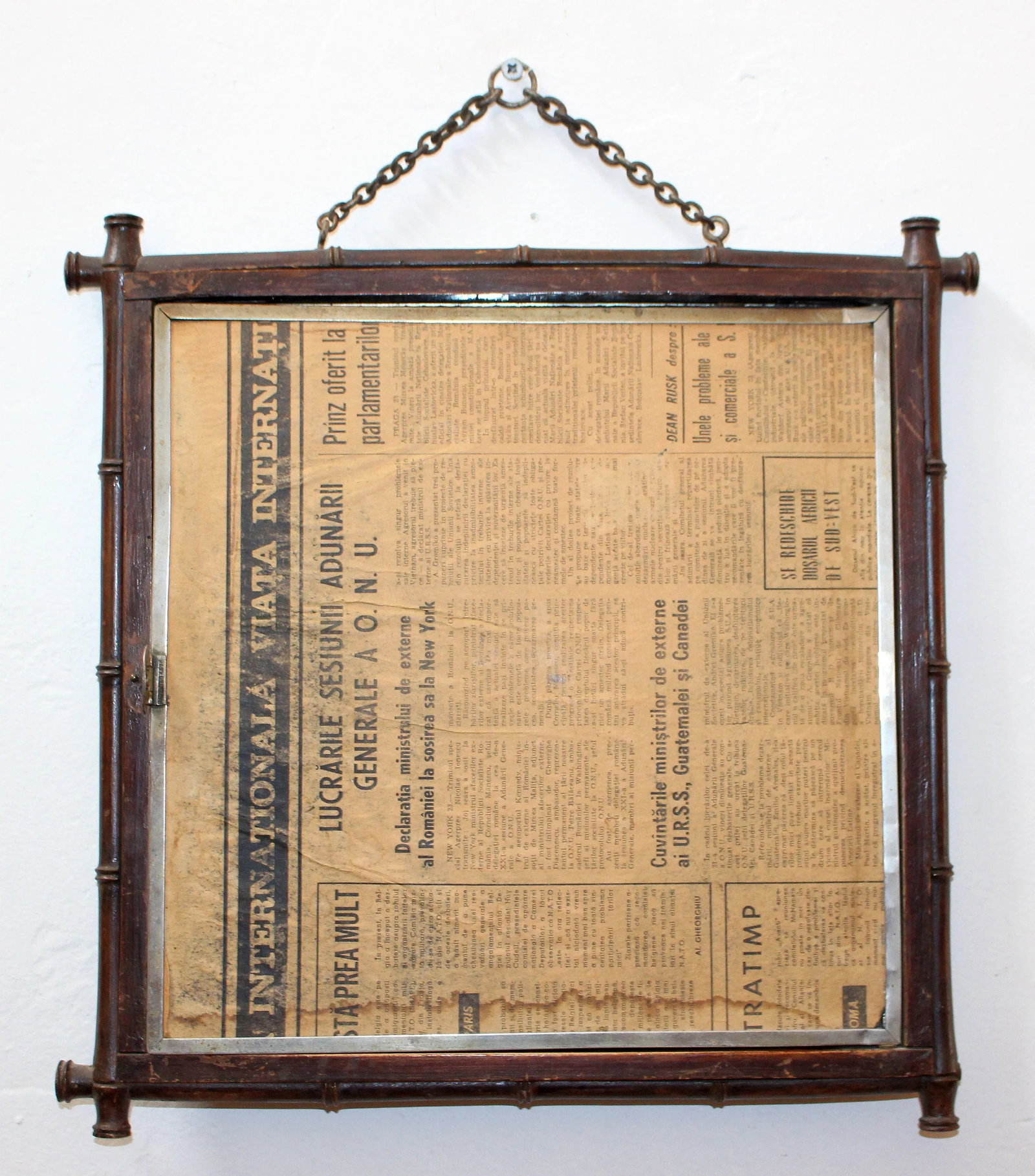 World War I Campaign Triptych Mirror - 2