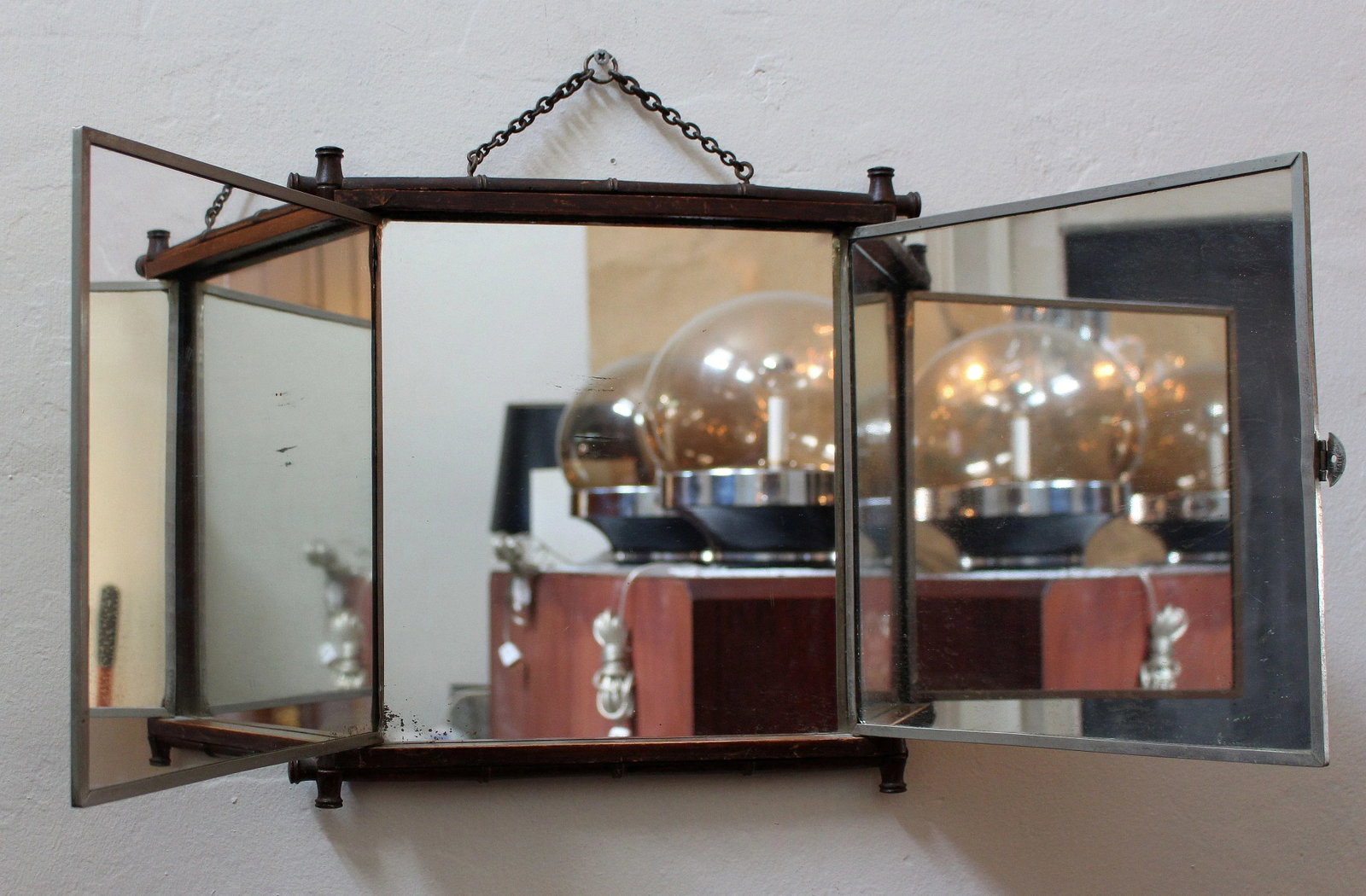 World War I Campaign Triptych Mirror - 3