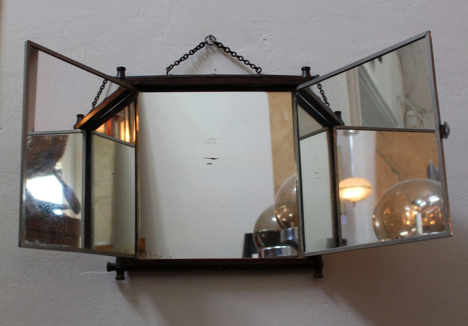 World War I Campaign Triptych Mirror - 6