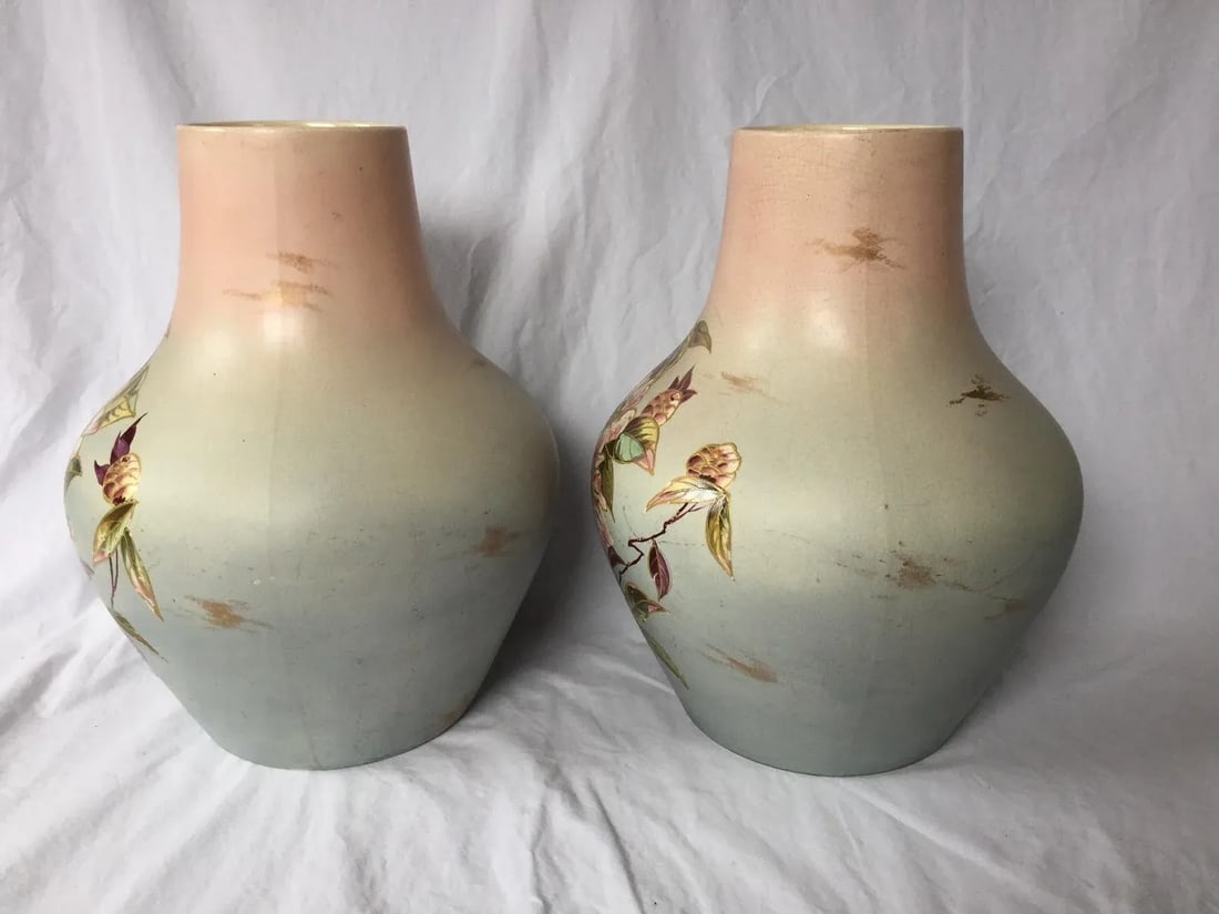 Thomas Forester Art Phoenix Vases - a Pair - 2