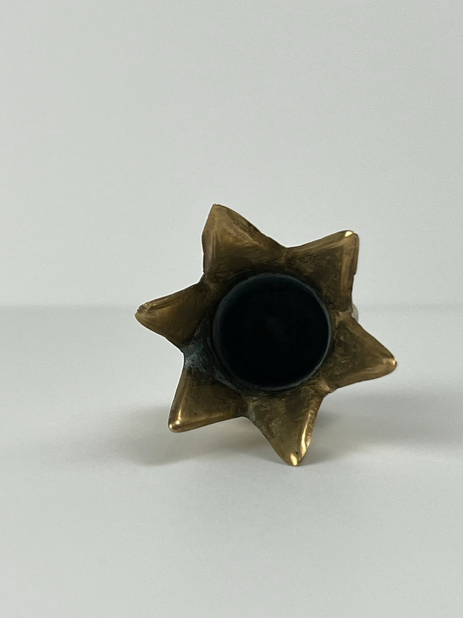 Vintage Mini Brass Pineapple Candle Holder - 3