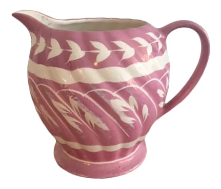 Sandler Ironstone Pink Lustre Ware Creamer (1 of 4)