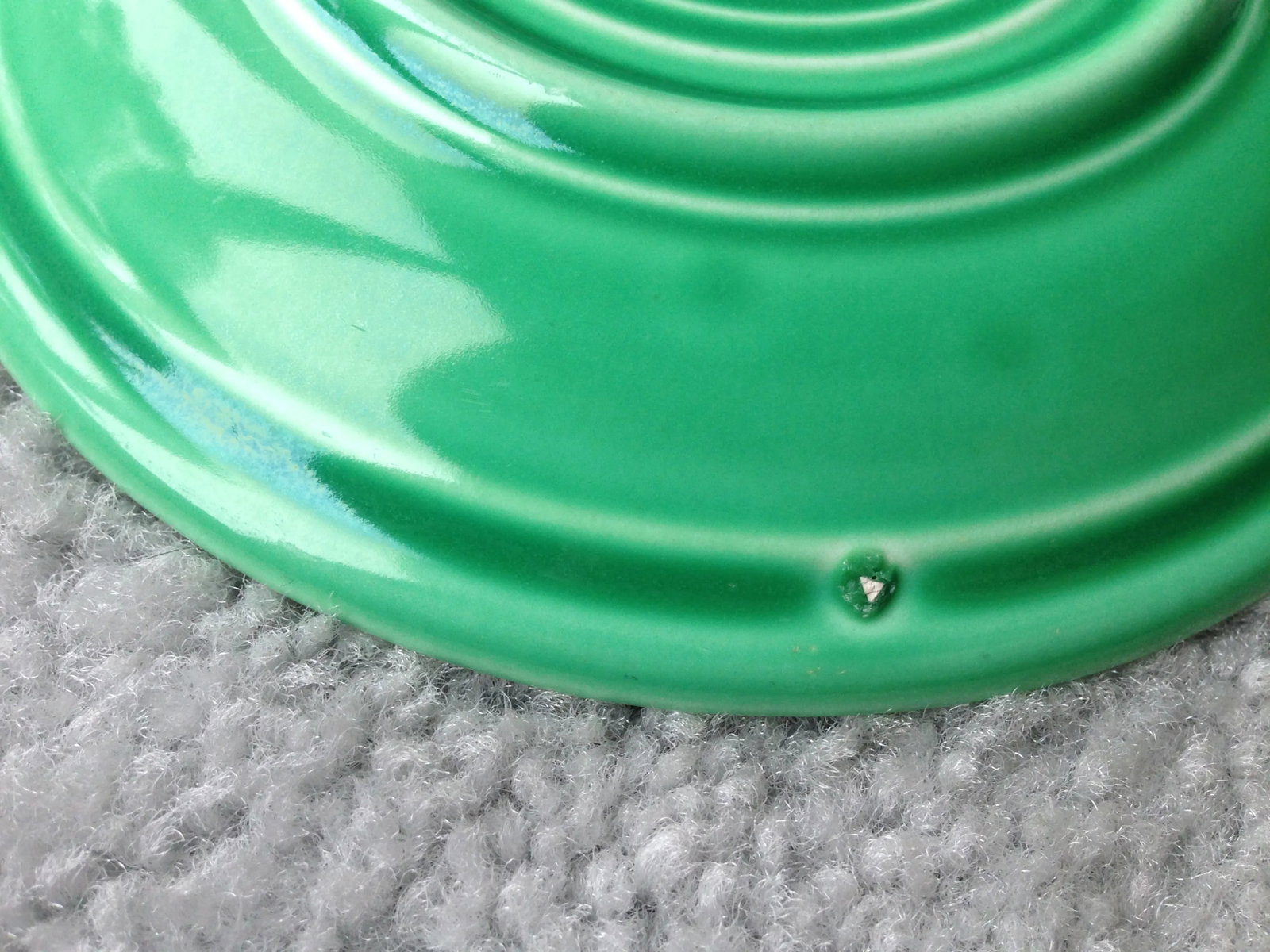 Vintage Original Green Fiesta Saucer - 11