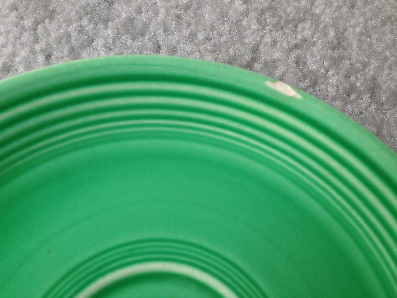 Vintage Original Green Fiesta Saucer - 3
