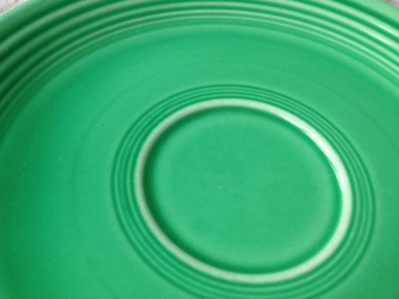 Vintage Original Green Fiesta Saucer - 6