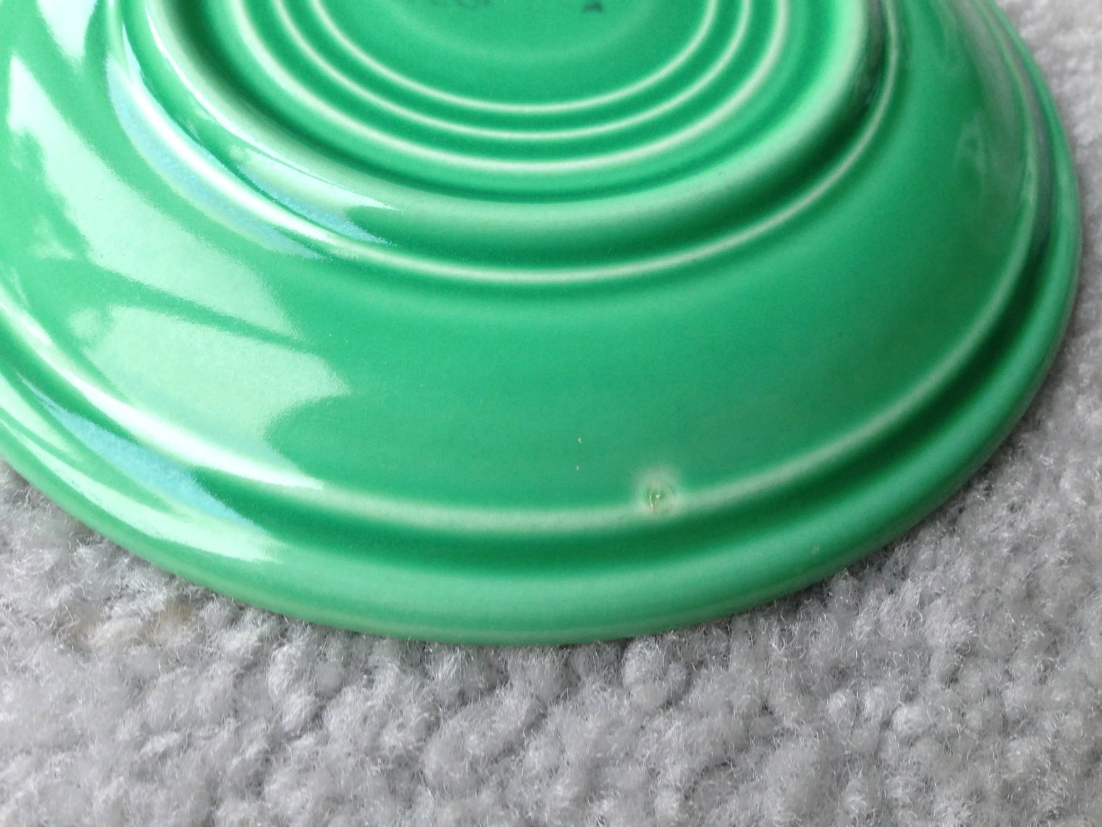 Vintage Original Green Fiesta Saucer - 9