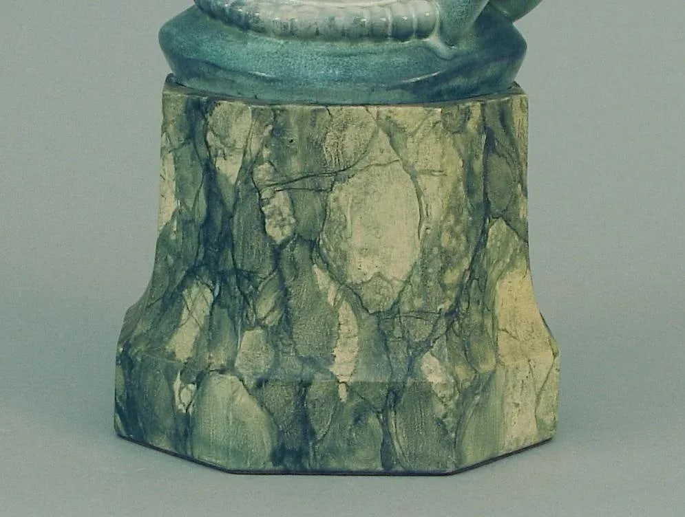 Art Deco Danish Porcelain Bust of a Woman - 7