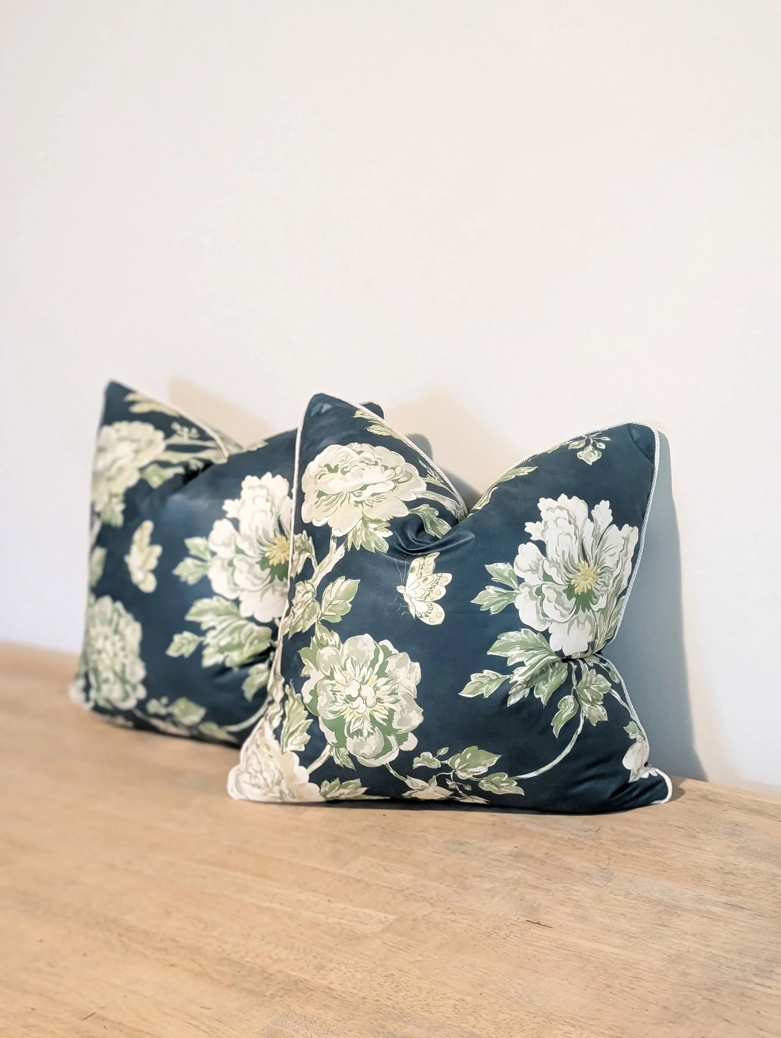 Brunschwig & Fils Les Pivoines Floral Print Pillows - Set of 2 - 6
