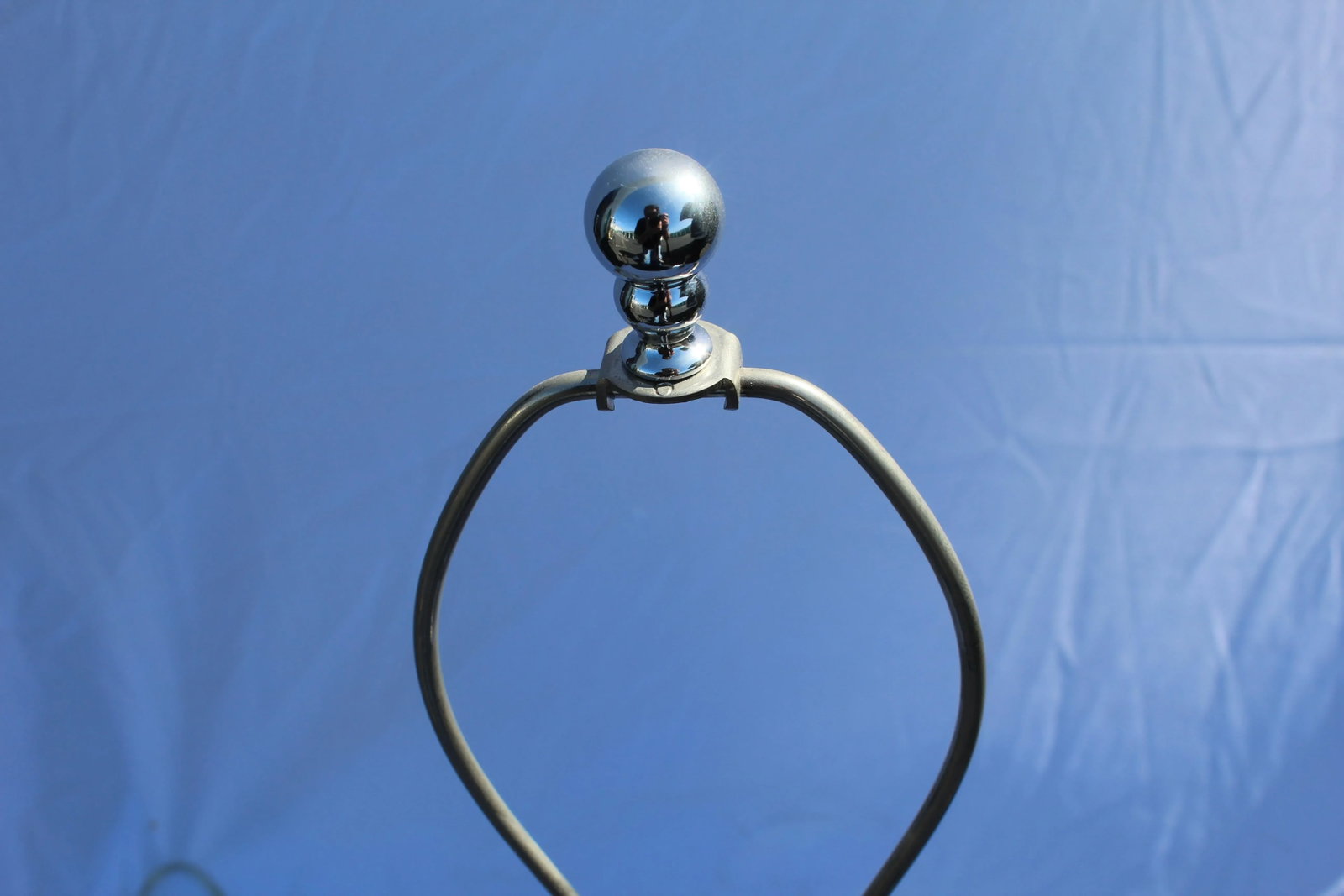 Deco Alabaster Polished Nickel Lamps - a Pair - 2