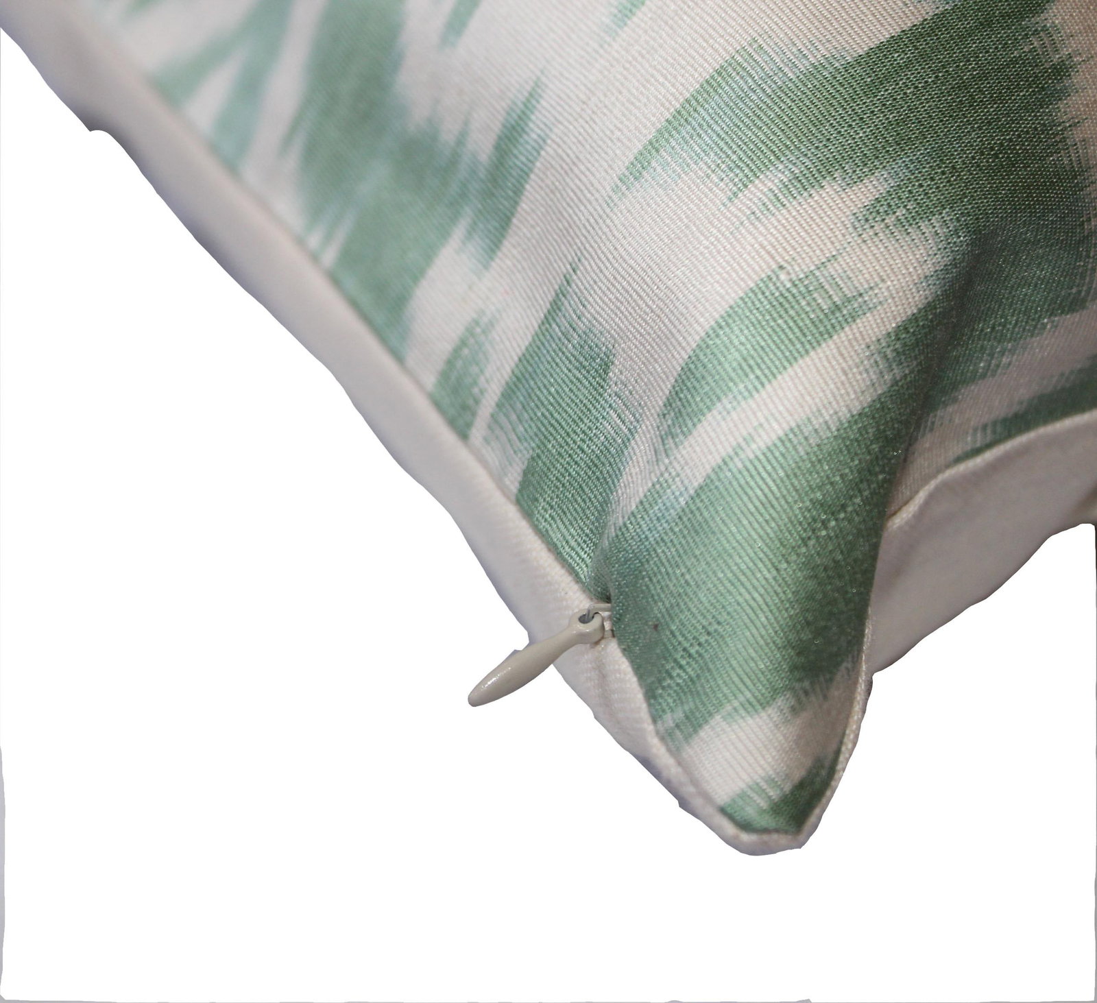 Contemporary Silk Ikat Bohemian Throw Pillow - 6