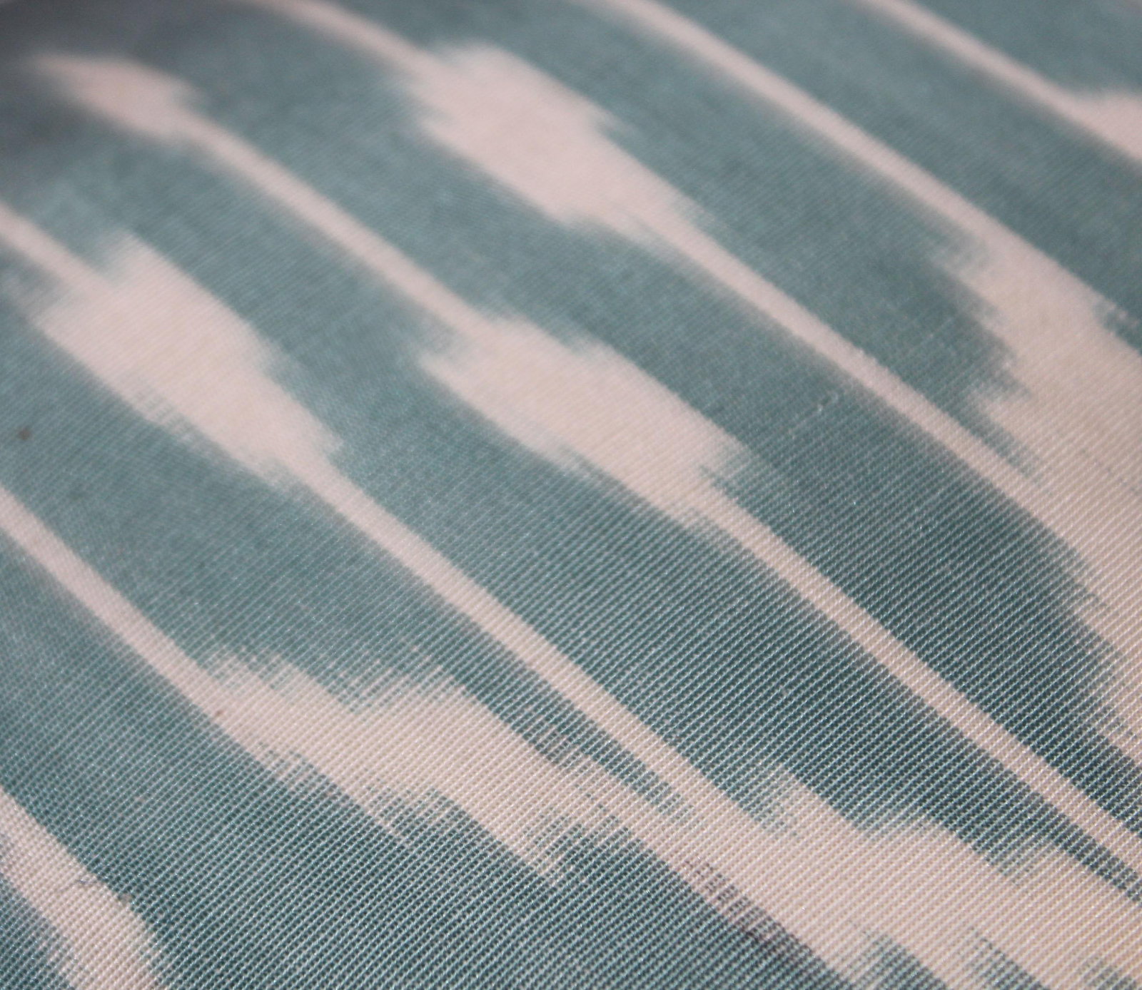 Contemporary Silk Ikat Bohemian Throw Pillow - 5