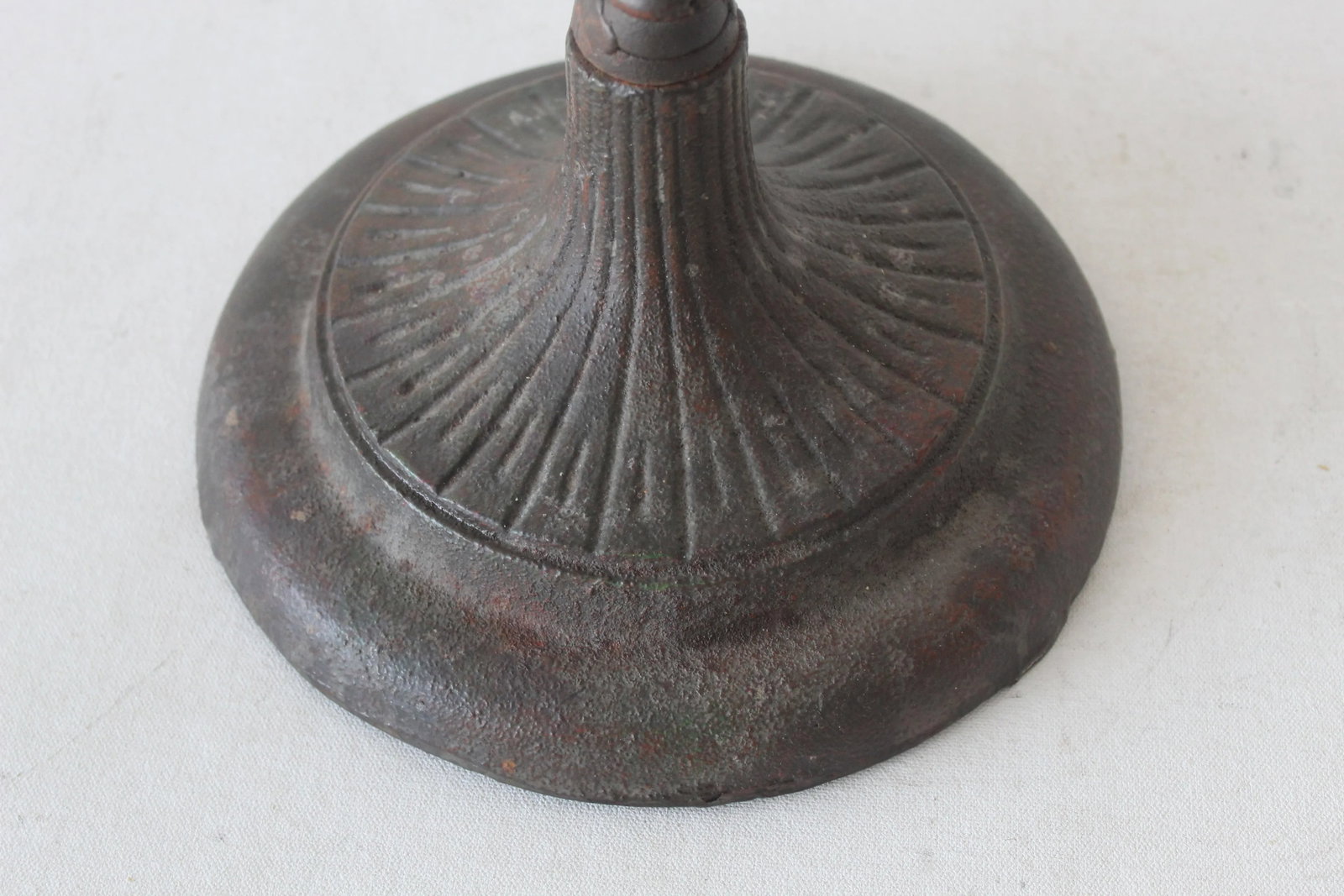 Vintage French Style Cast Iron Basket Pedestal Plant Stand - 10