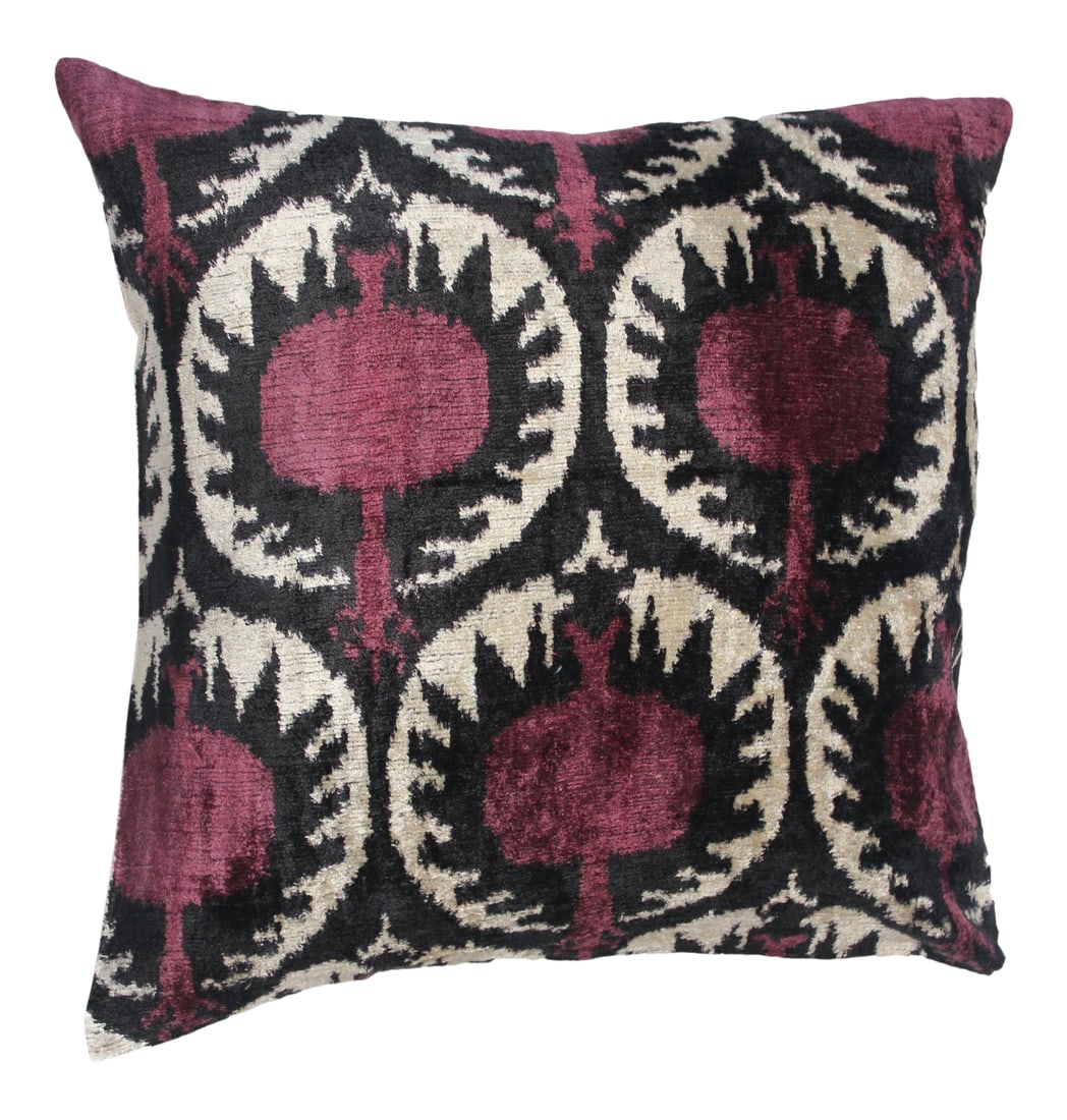 Contemporary Silk Velvet Ikat Pillow Cover: Home decor is important to make your cozy home seem hotter and in sync together with your desires. Playing with patterns is always fun to do including for home decor remodeling. That is why you should