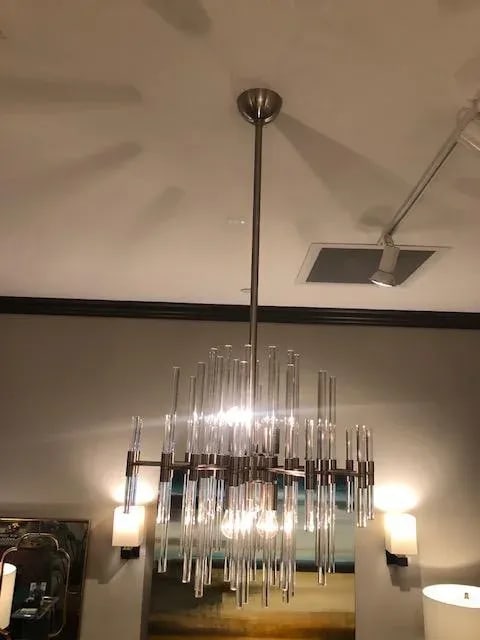 Cyan Design Glass and Polished Nickel Pendent - 3