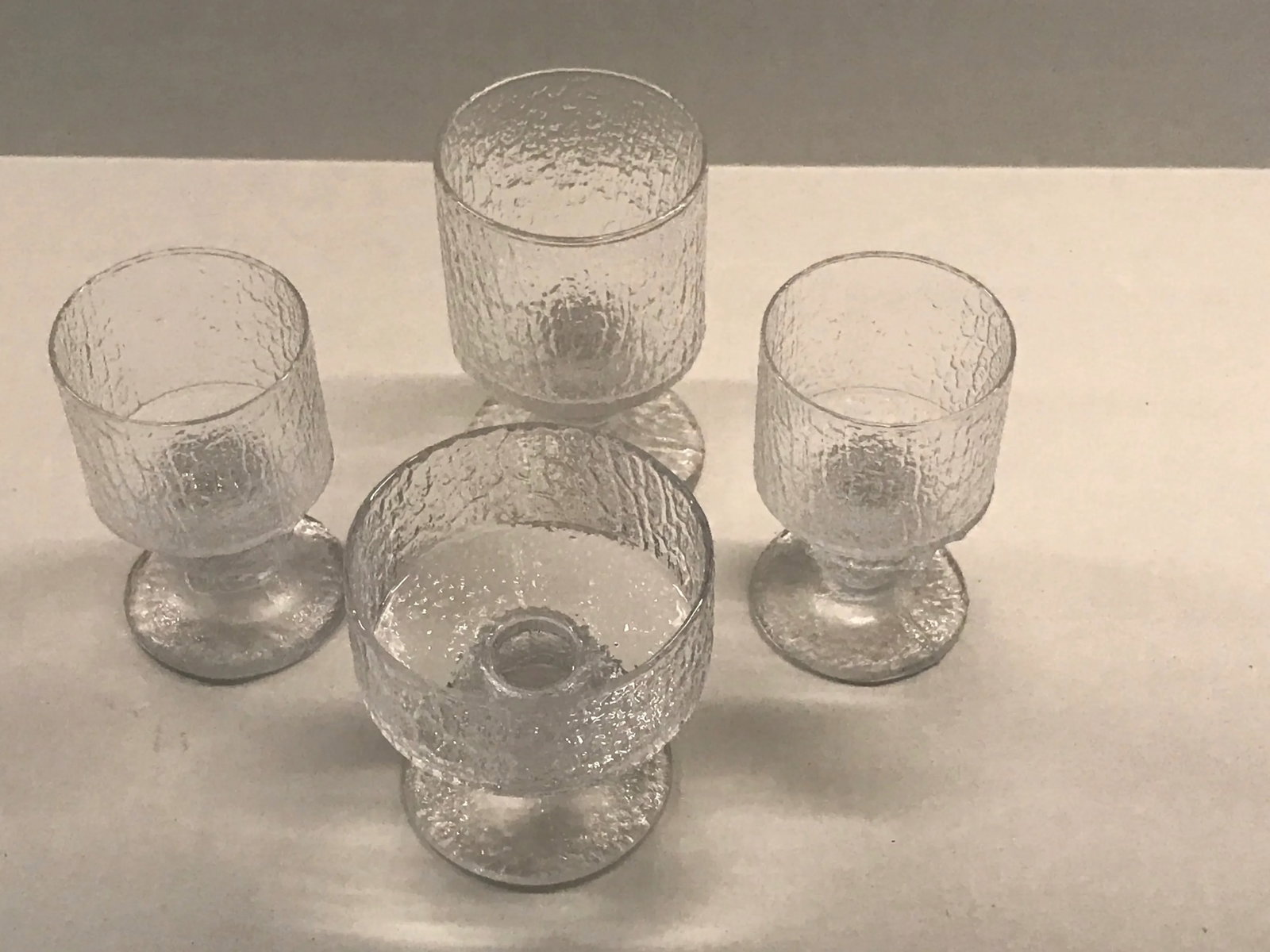 1960s Organic Modern Festivo Wine Goblets by Timo Sarpaneva for Iittal, Finland - Set of 4 - 4