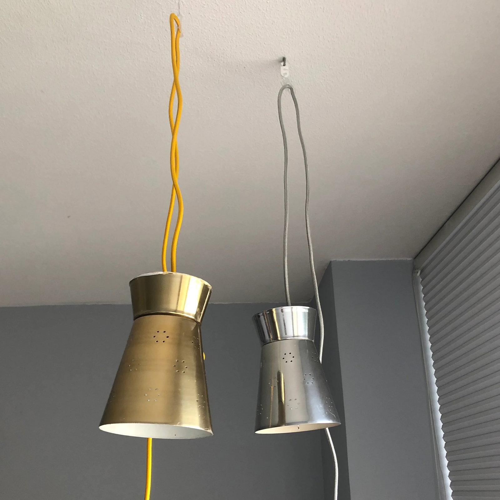 John Virden Mid Century Canister Lights - A Pair - 13