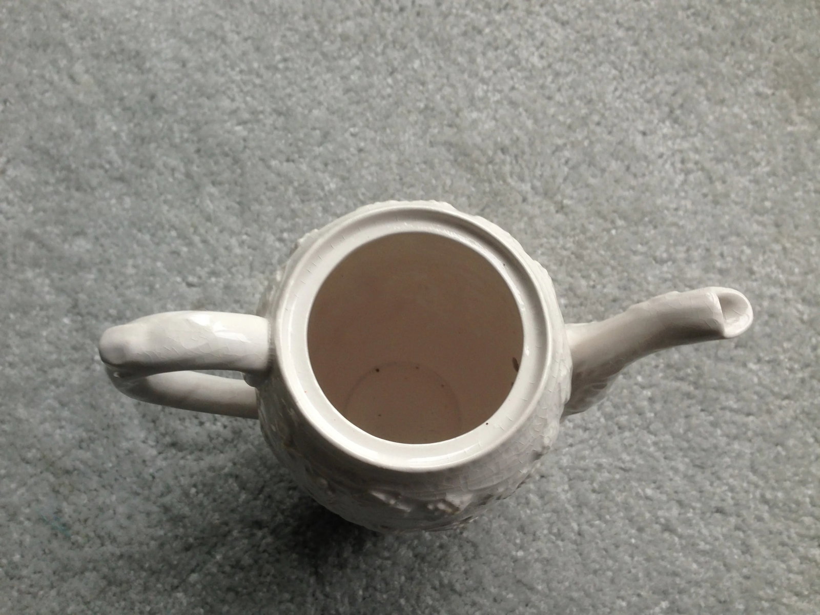 White Ceramic Tea/Coffee Pot Kettle - 4
