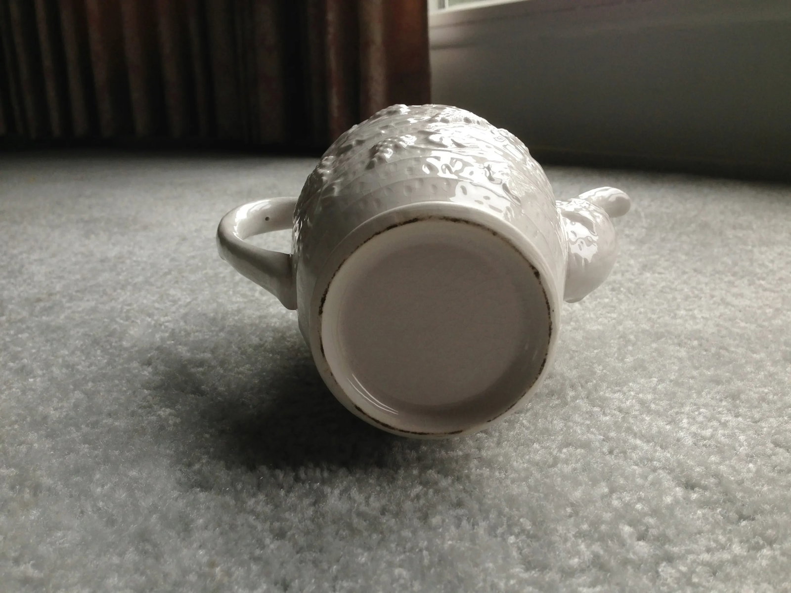White Ceramic Tea/Coffee Pot Kettle - 5