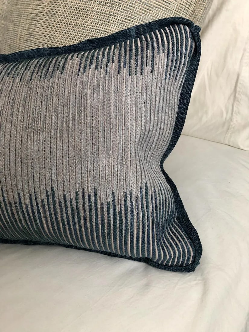 Ombre Strip Throw Pillow - 5