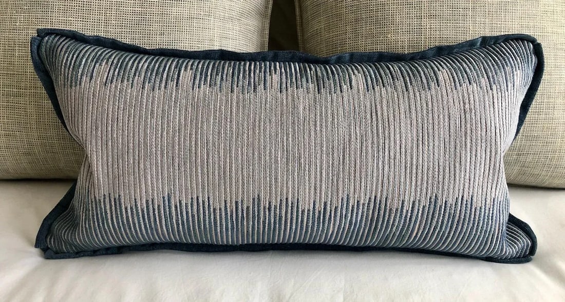 Ombre Strip Throw Pillow - 6