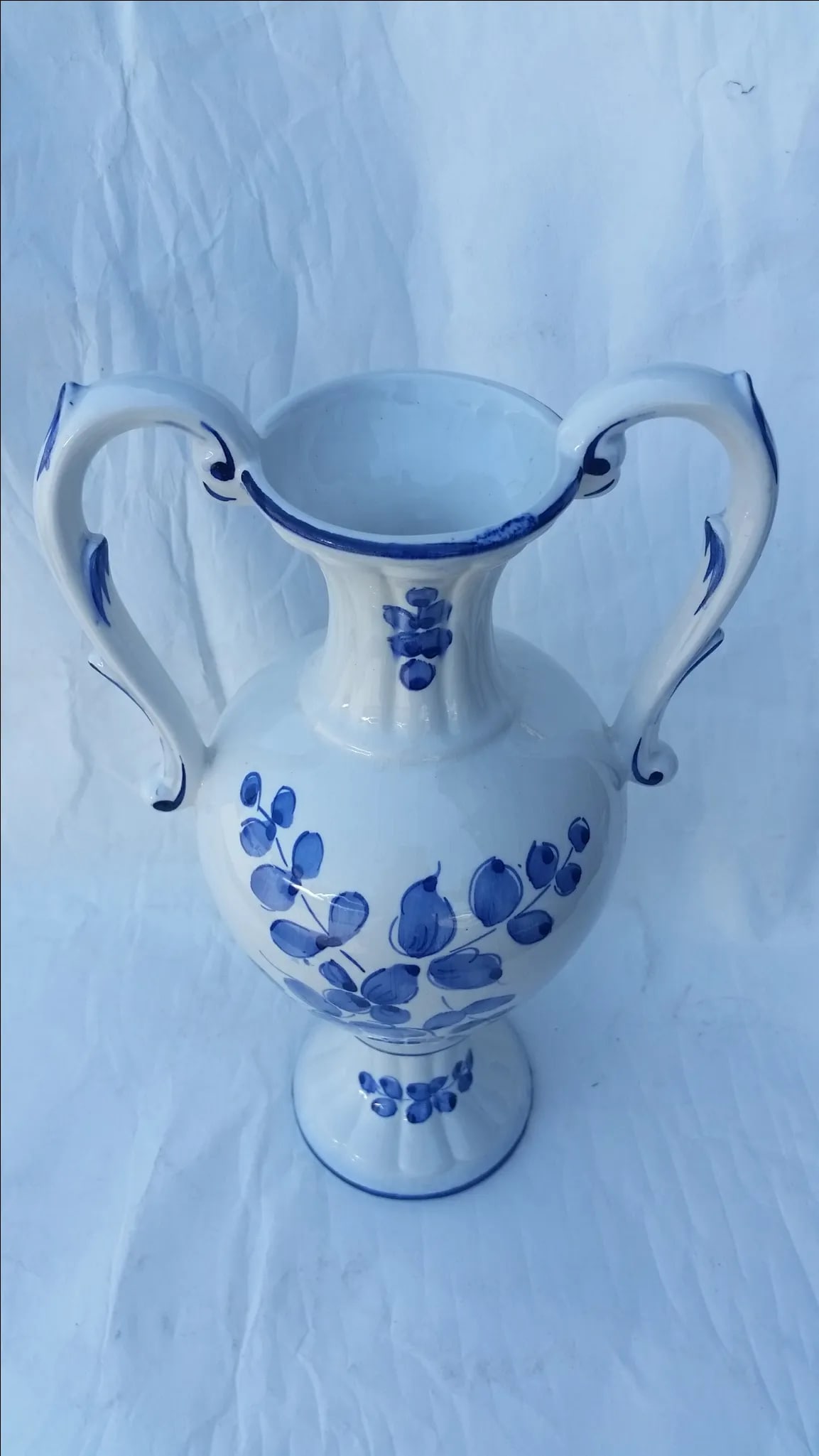 Vintage Hand-Painted Portugese Vase - 4