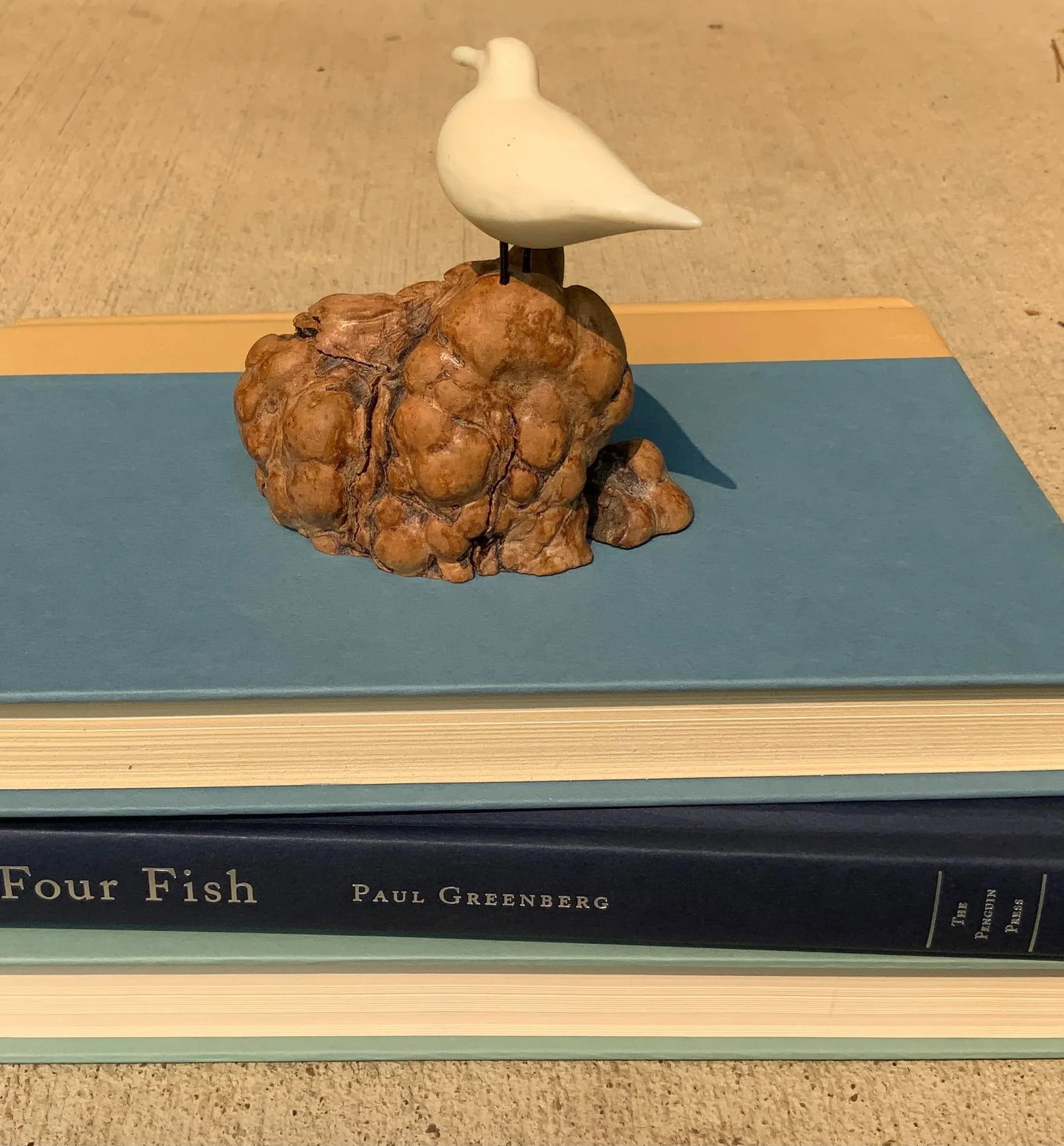 1970s Seagull on Driftwood Sculpture - 3