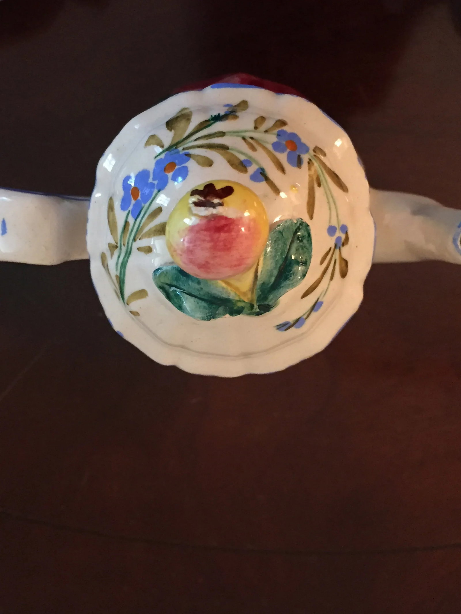Mid 20th Century Italian Hand Painted Small Tea Set, 3 Pieces - 4