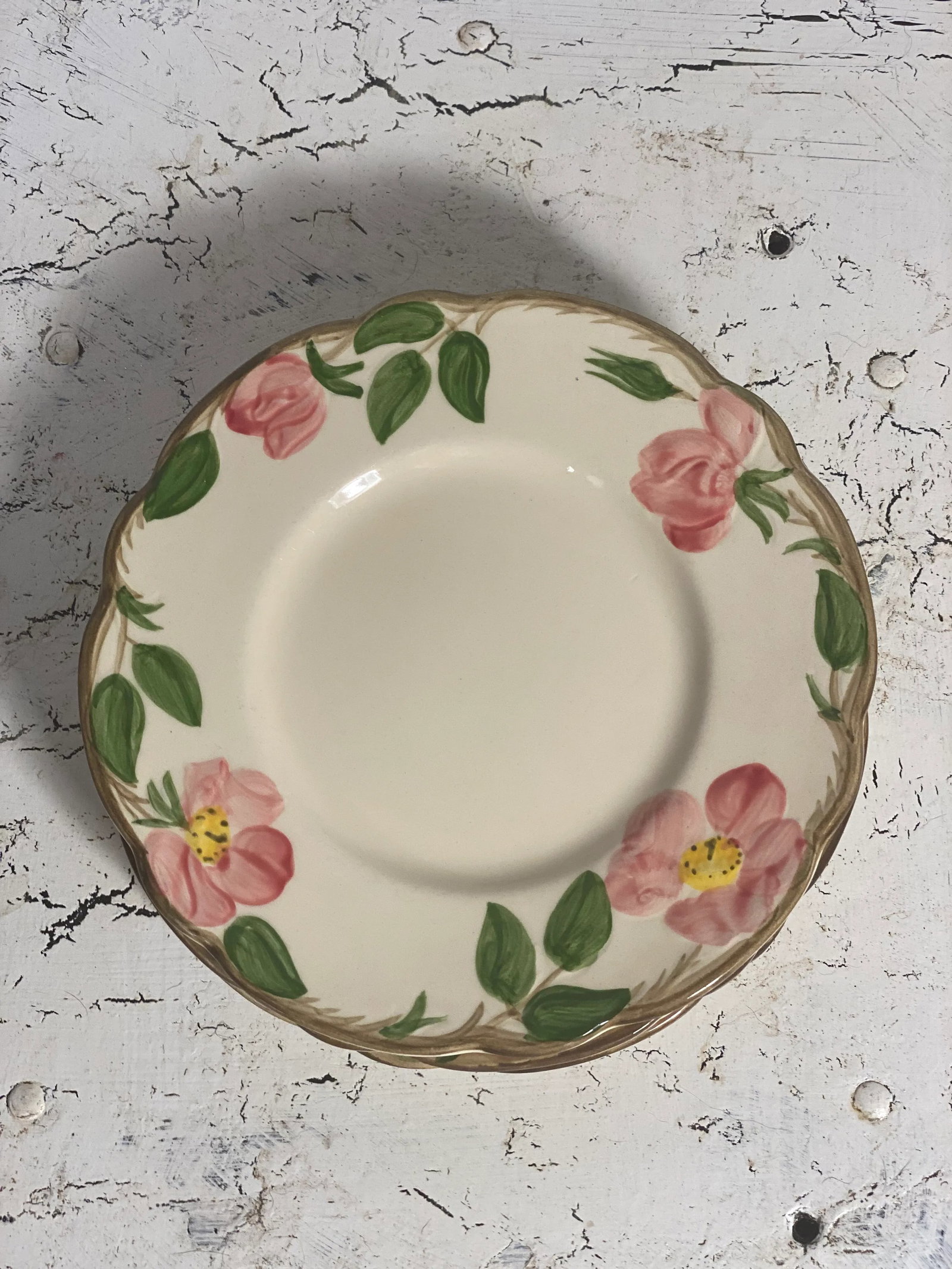 1990s Franciscan Desert Rose Bread Plates- Set of 4 - 11