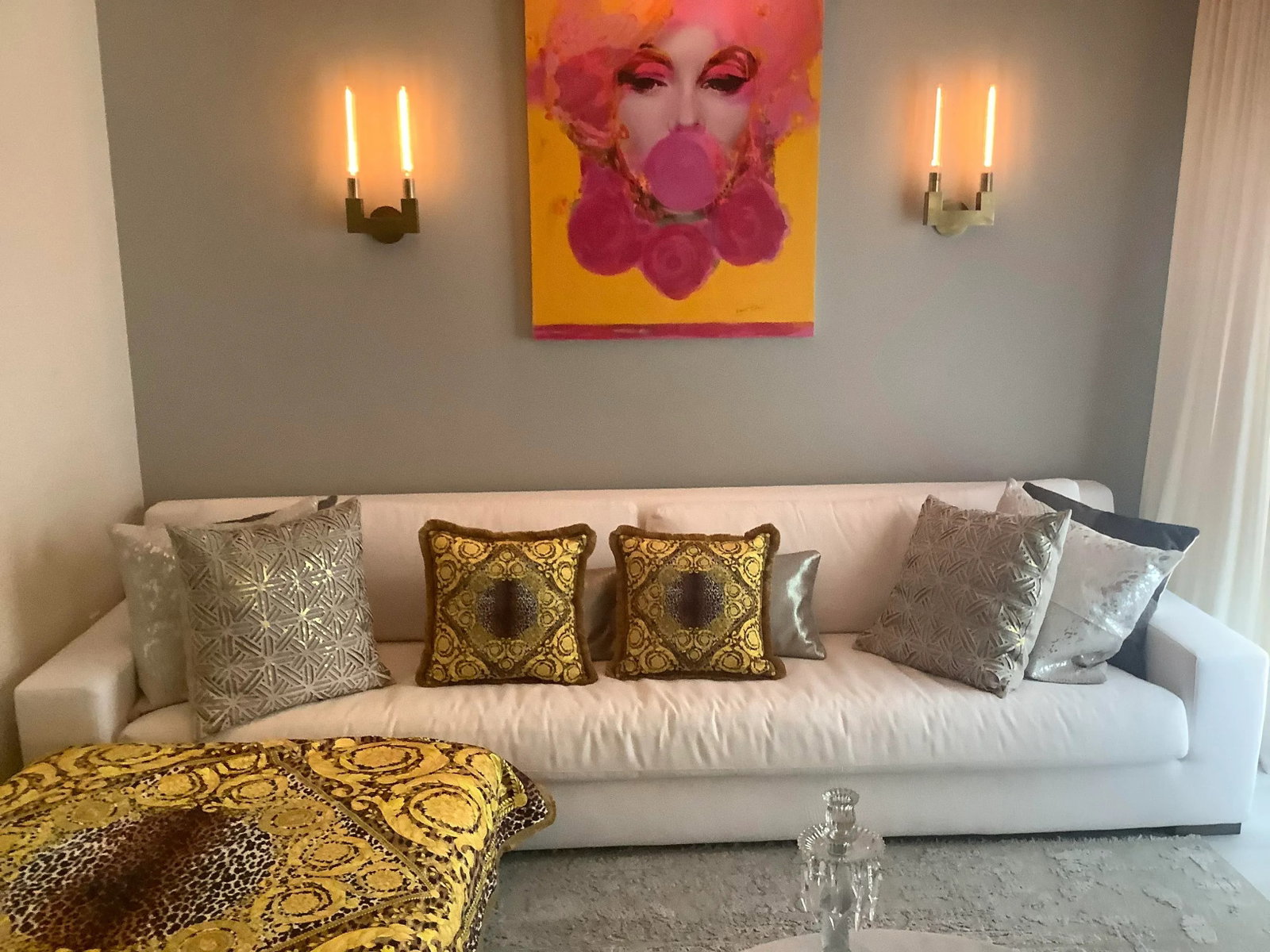 Vintage Atelier Versace Fabric Pillows - a Pair - 11