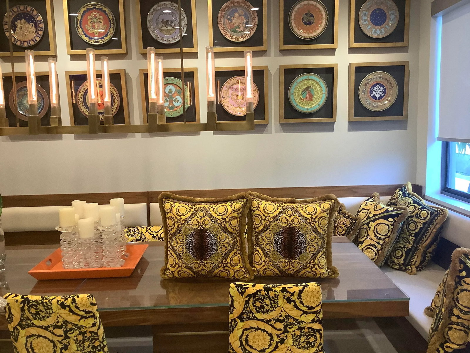 Vintage Atelier Versace Fabric Pillows - a Pair - 4