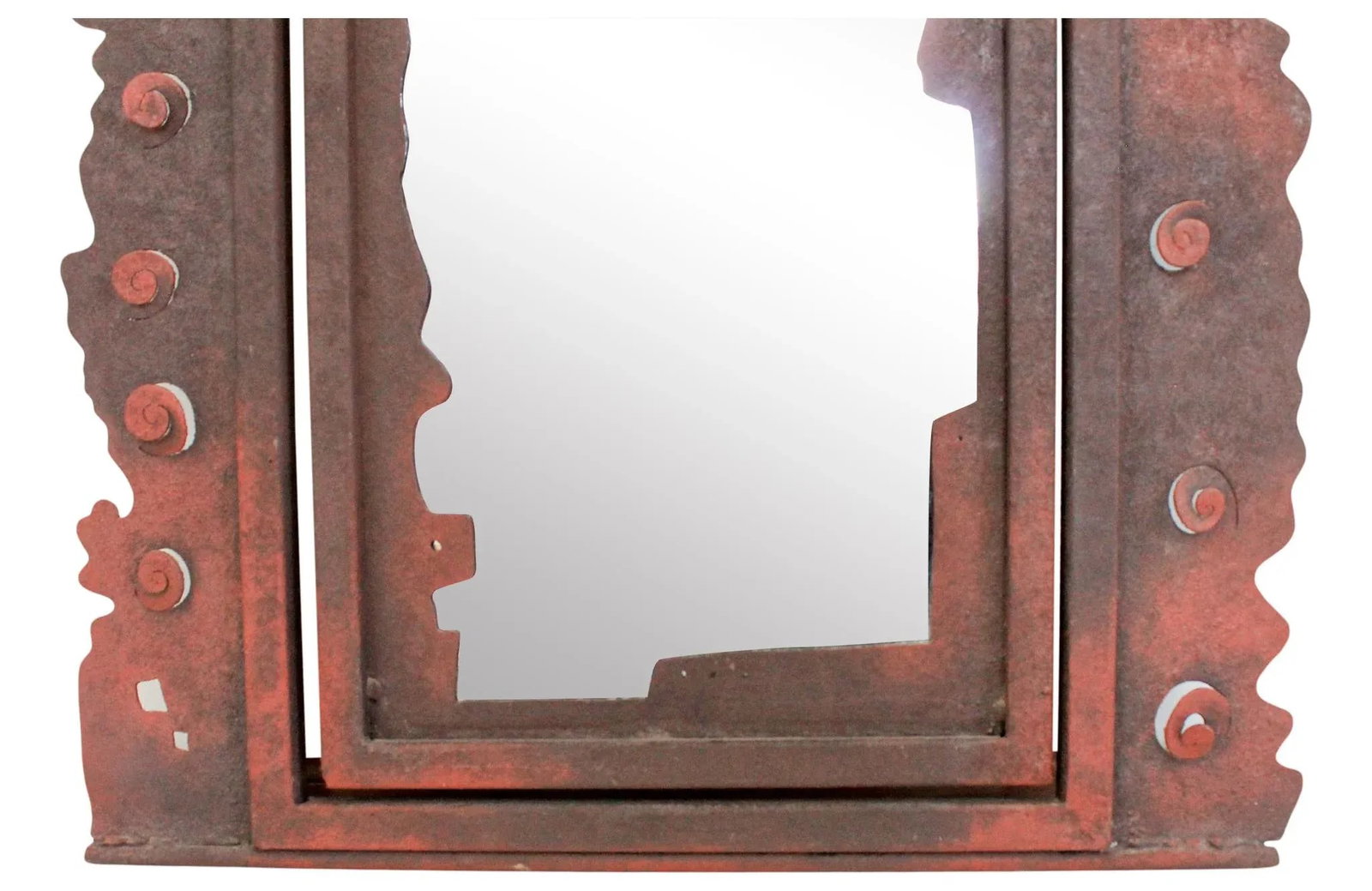 Art Deco-Influenced Figural Wall Mirror - 4