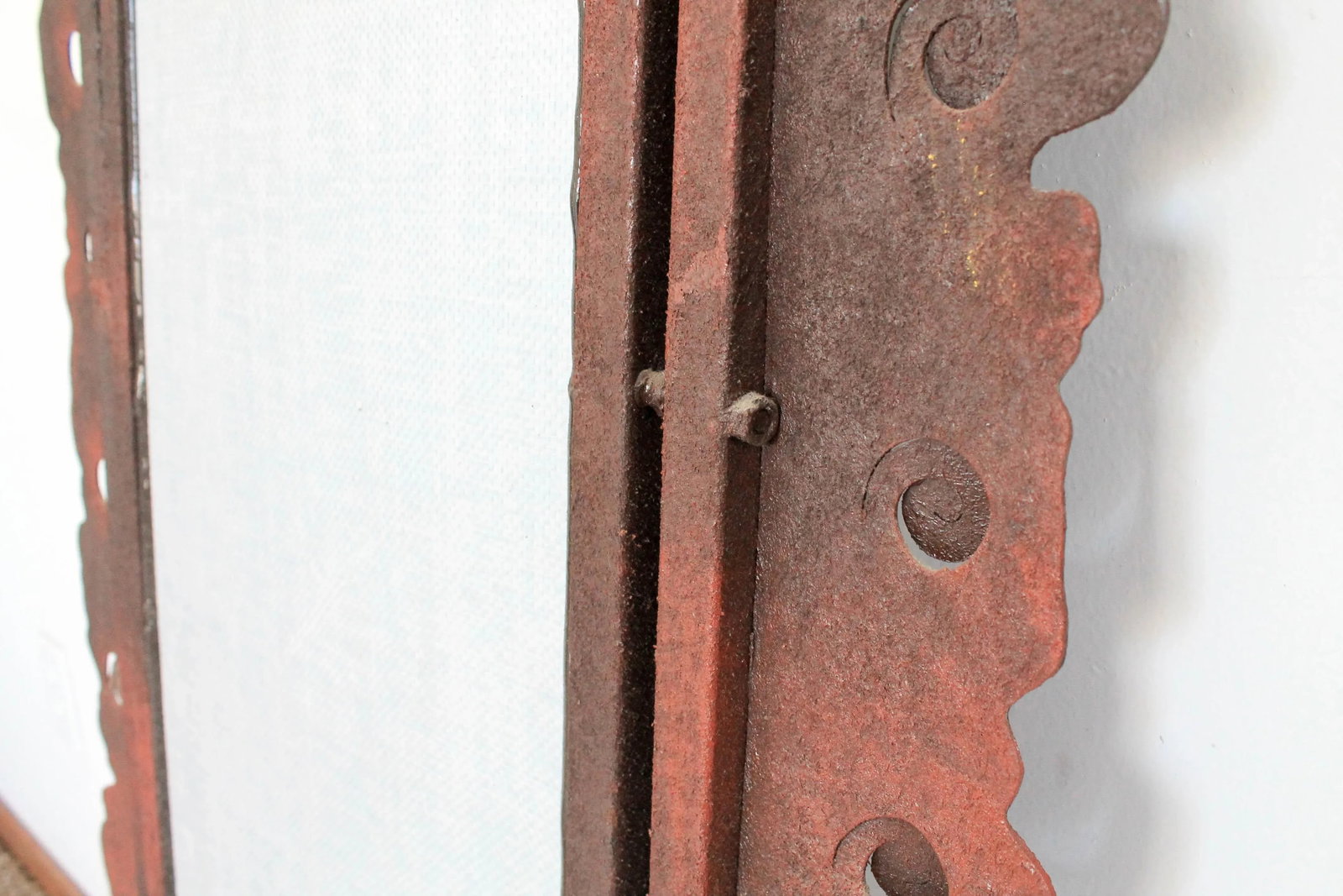 Art Deco-Influenced Figural Wall Mirror - 8
